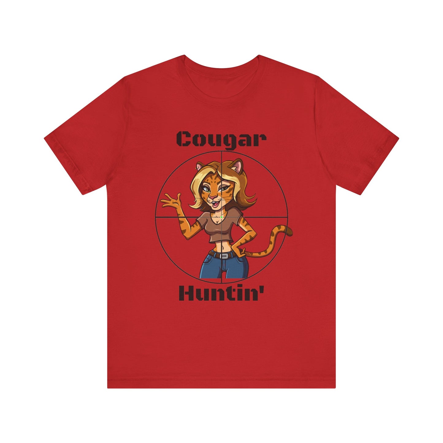 Cougar Hunting T-Shirt - SatireMerch