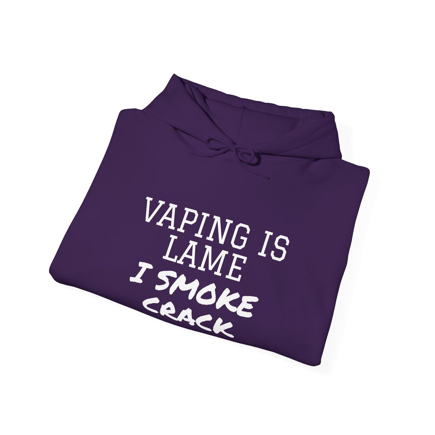 Vaping is Lame Hoodie - SatireMerch