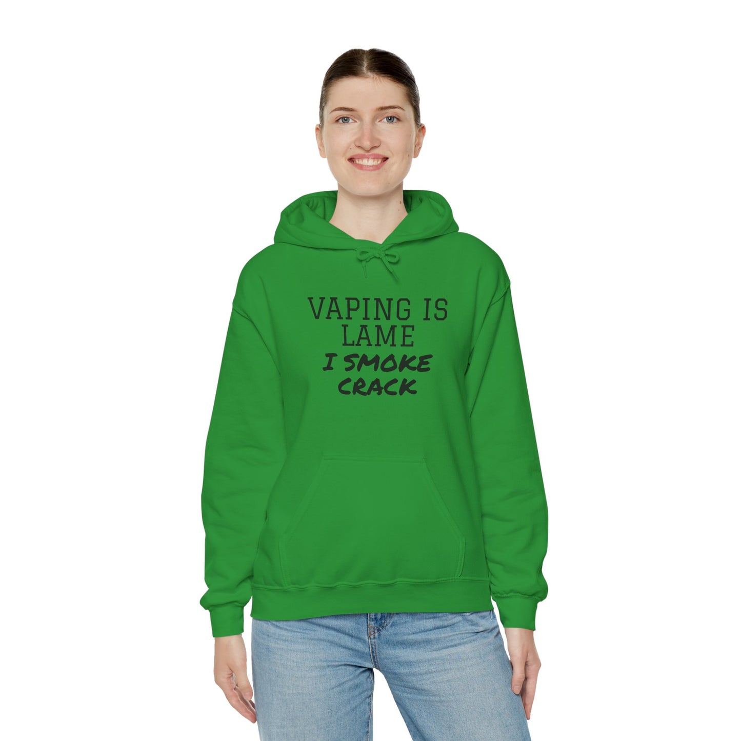 Vaping is Lame Hoodie - SatireMerch