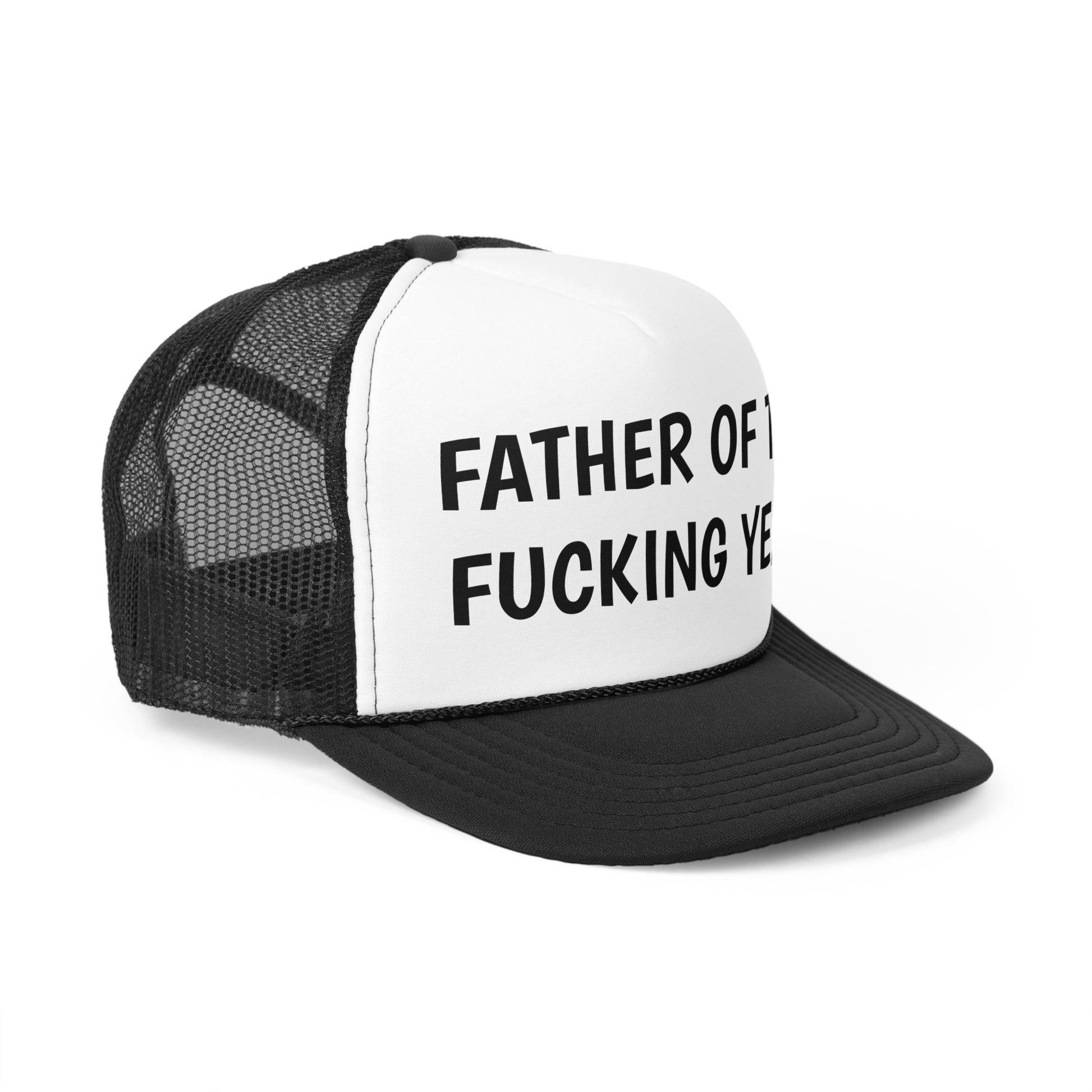Father of the Year Trucker Cap - SatireMerch
