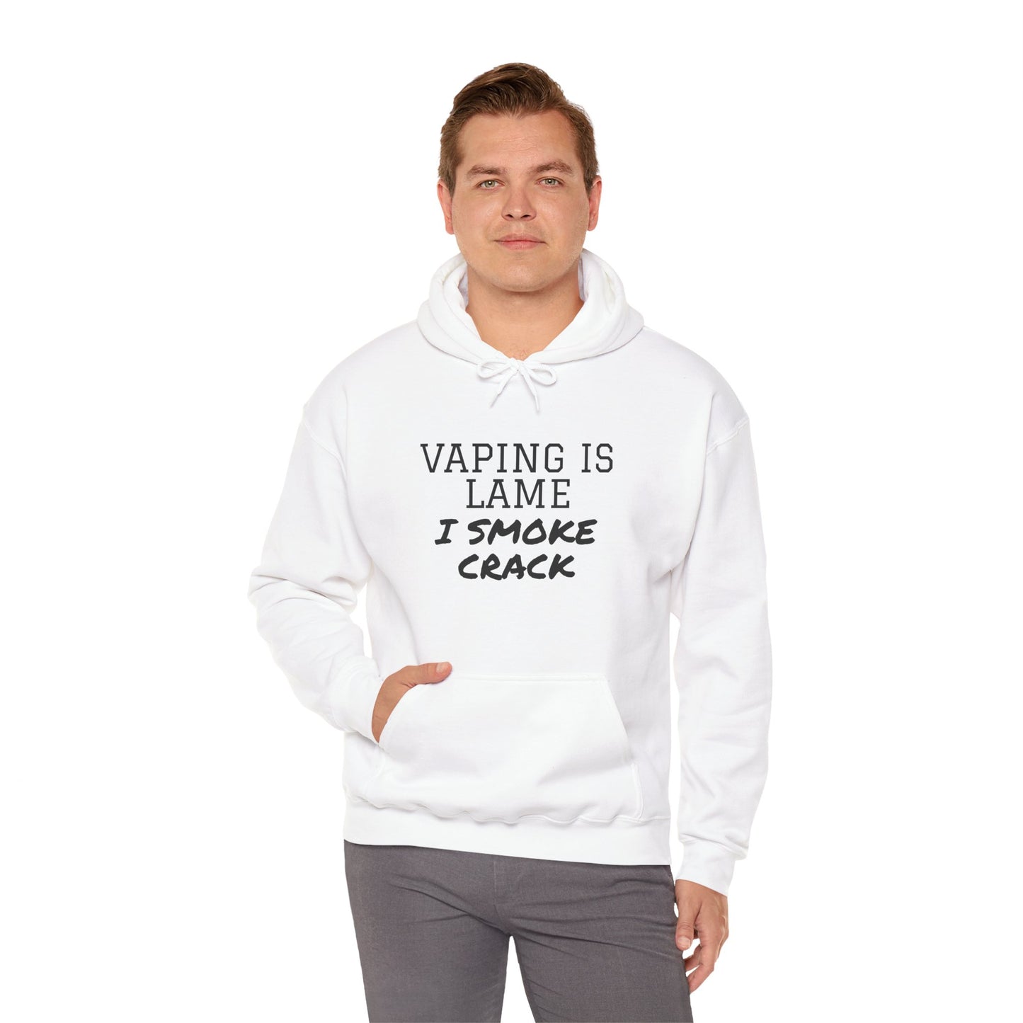 Vaping is Lame Hoodie - SatireMerch