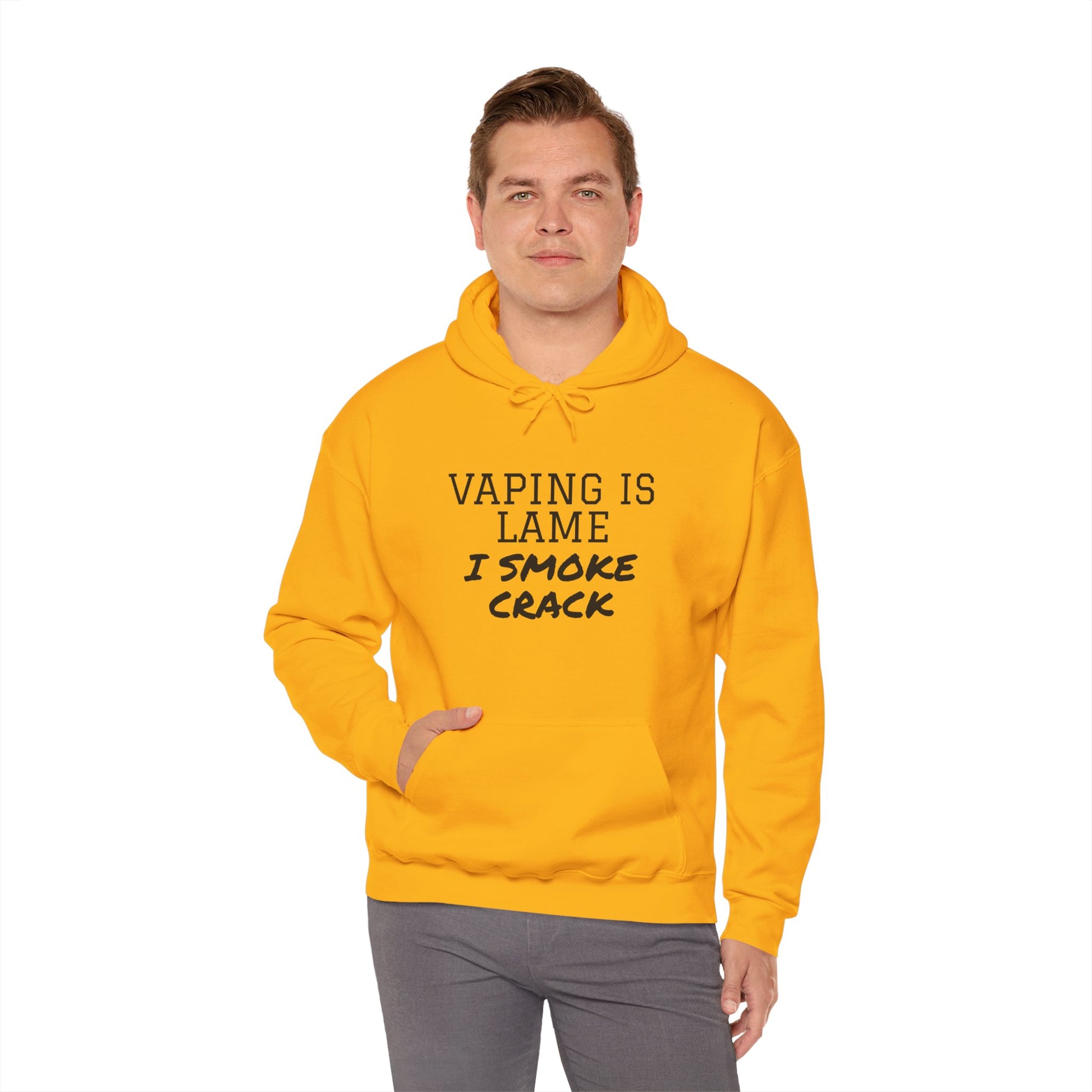 Vaping is Lame Hoodie - SatireMerch