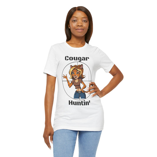 Cougar Hunting T-Shirt - SatireMerch
