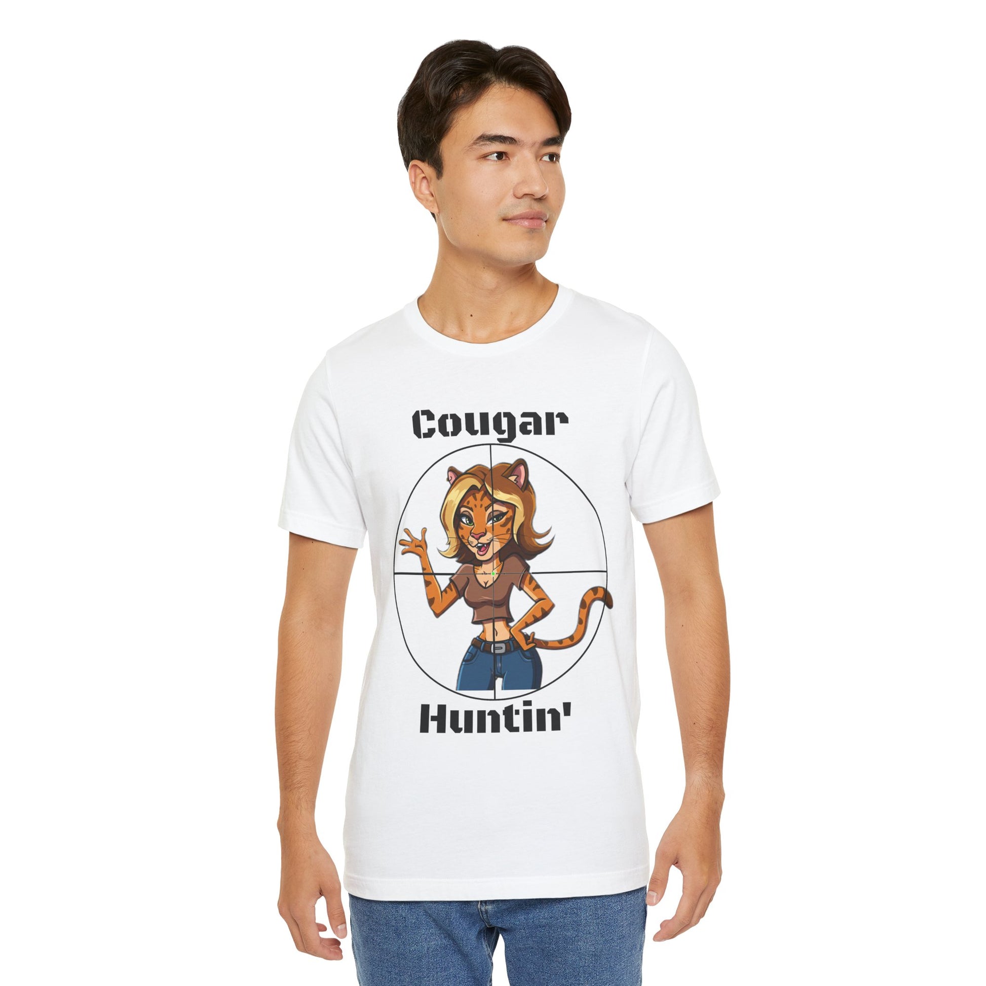 Cougar Hunting T-Shirt - SatireMerch