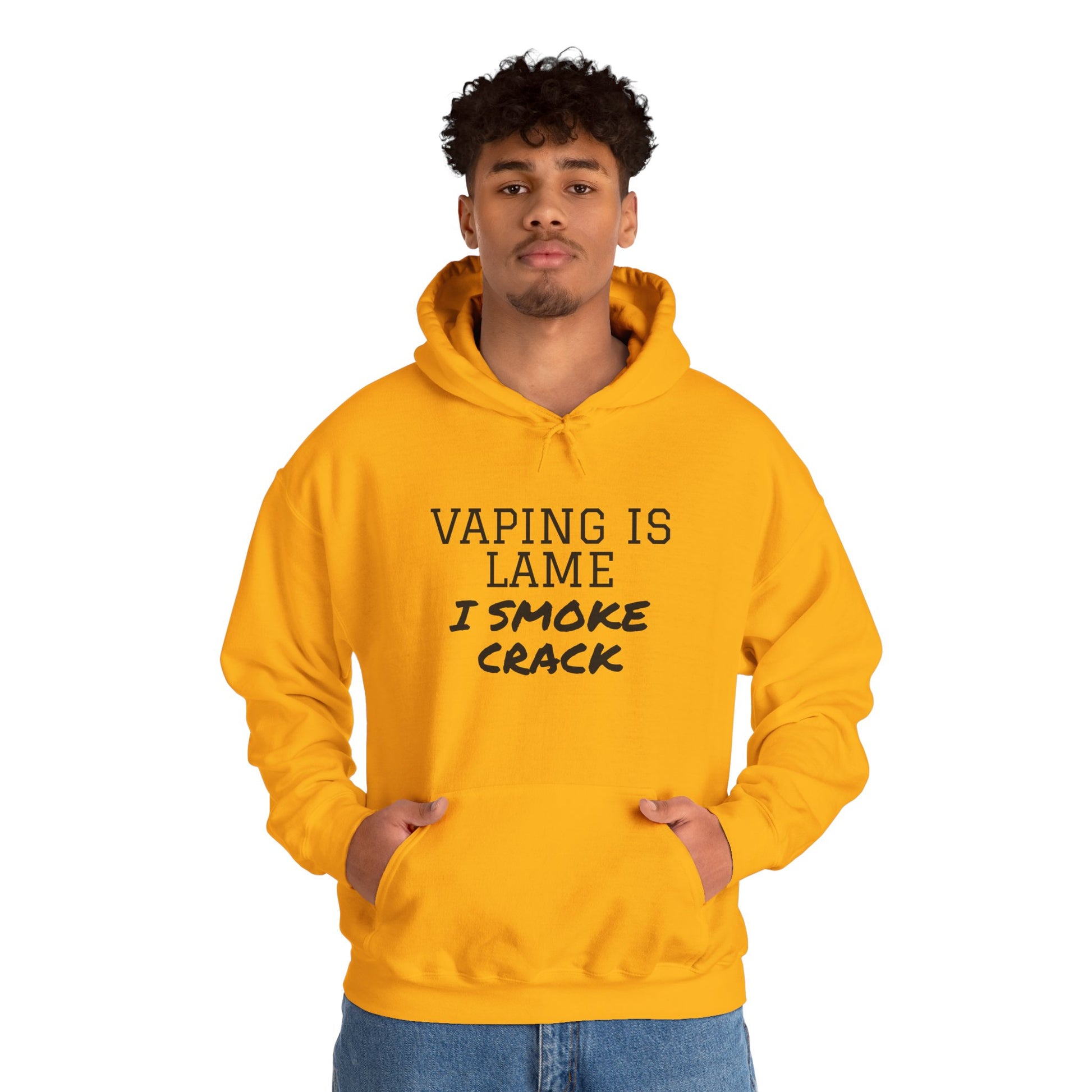 Vaping is Lame Hoodie - SatireMerch