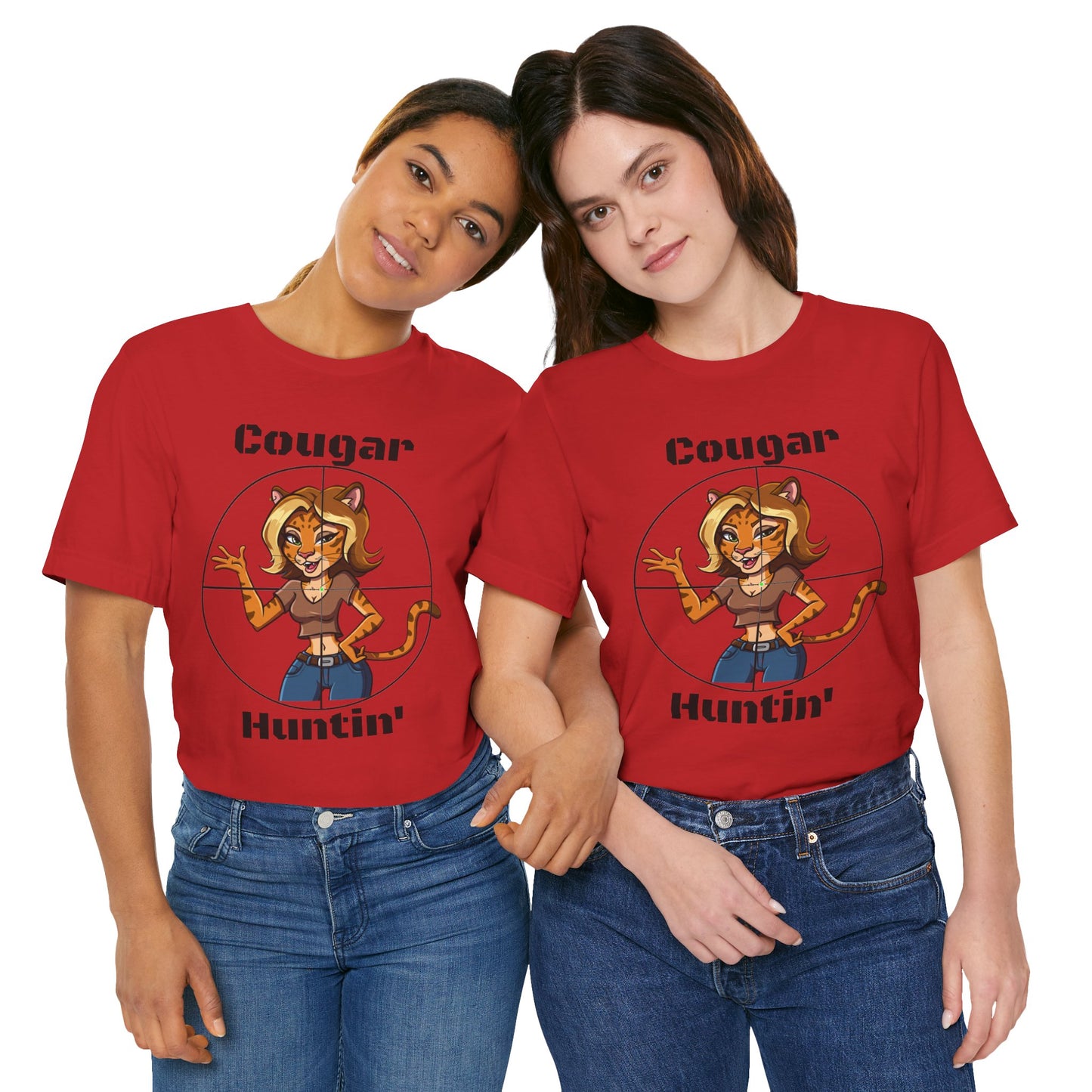 Cougar Hunting T-Shirt - SatireMerch