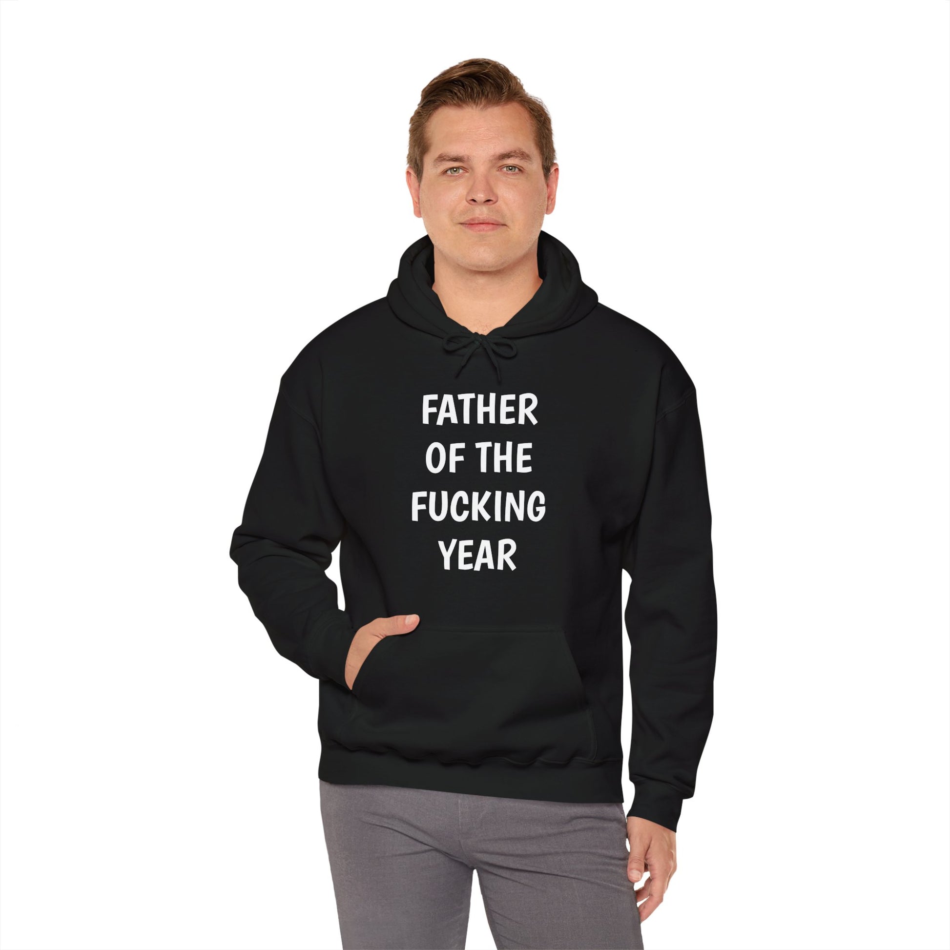 Father of the Year Hoodie - SatireMerch