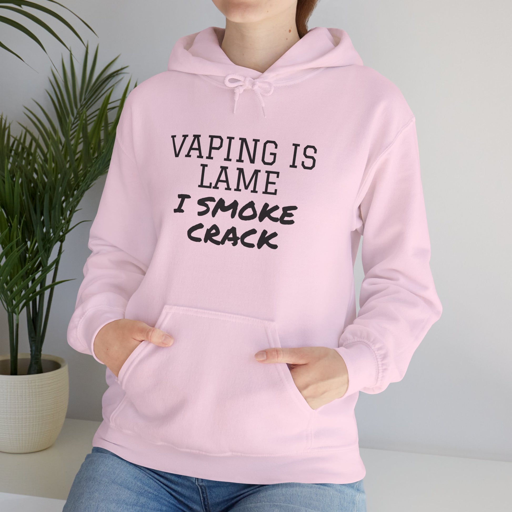 Vaping is Lame Hoodie - SatireMerch
