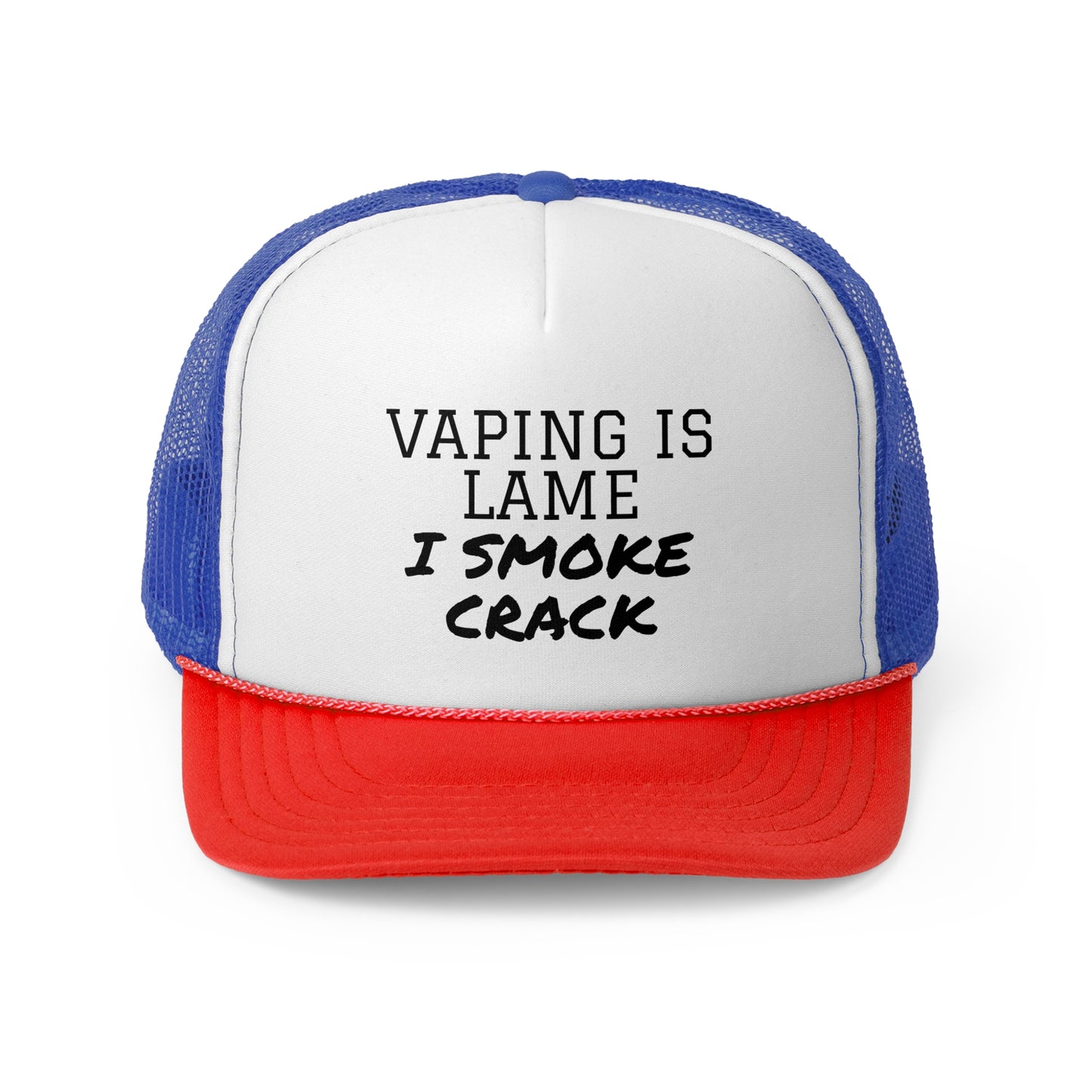 Vaping is Lame Trucker Cap - SatireMerch