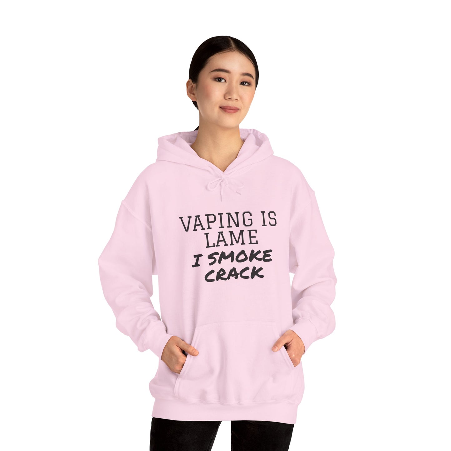 Vaping is Lame Hoodie - SatireMerch