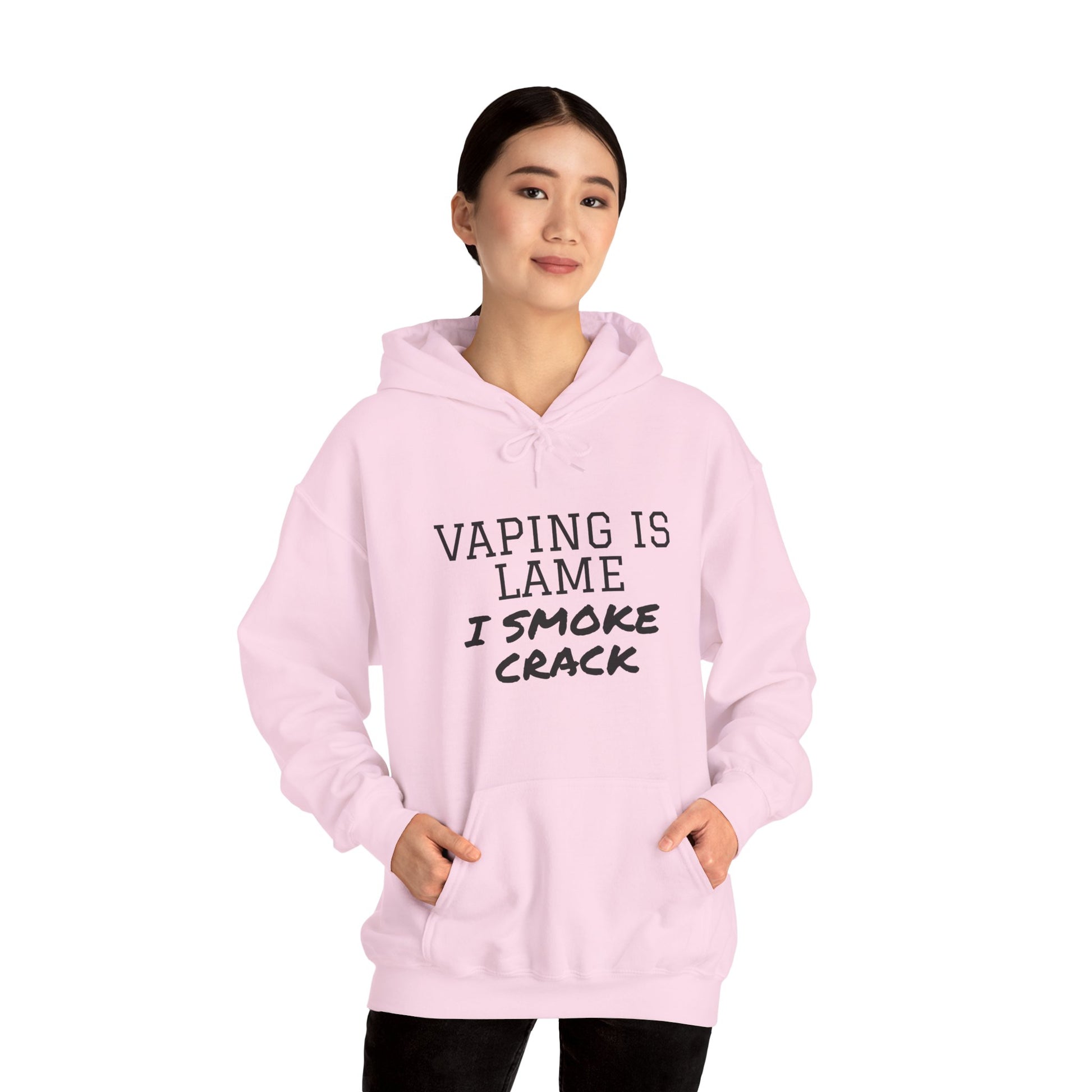 Vaping is Lame Hoodie - SatireMerch
