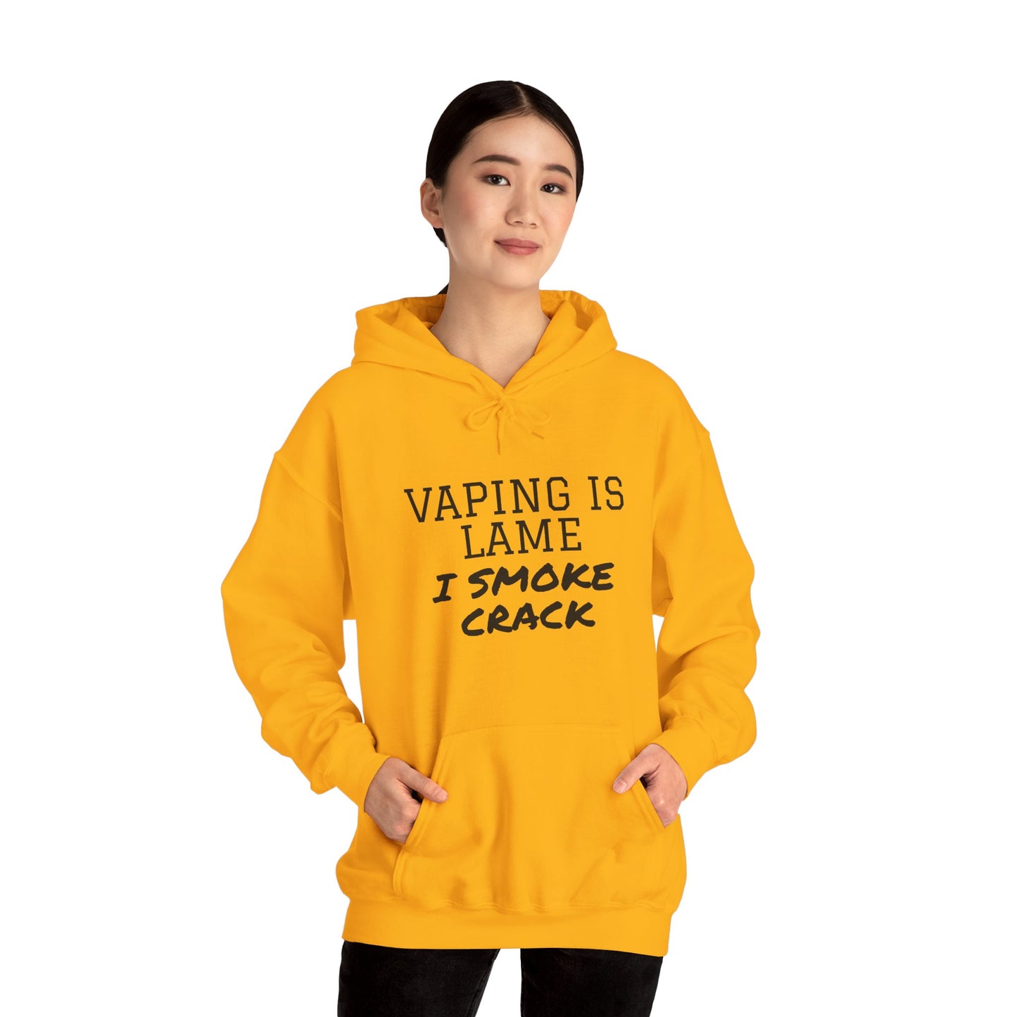 Vaping is Lame Hoodie - SatireMerch