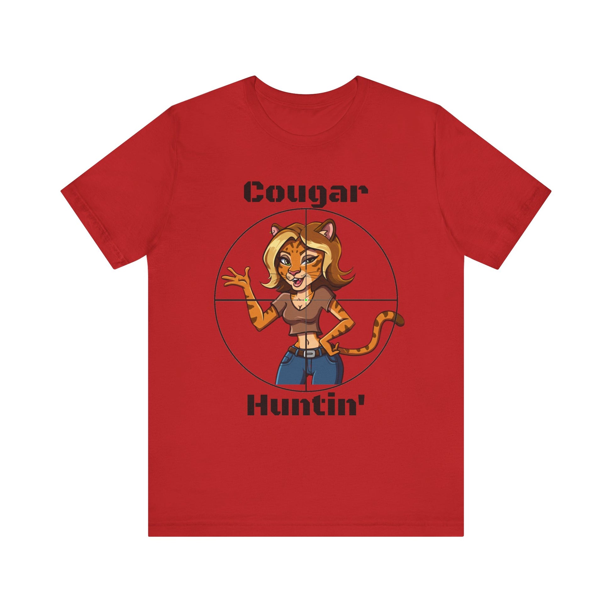 Cougar Hunting T-Shirt - SatireMerch