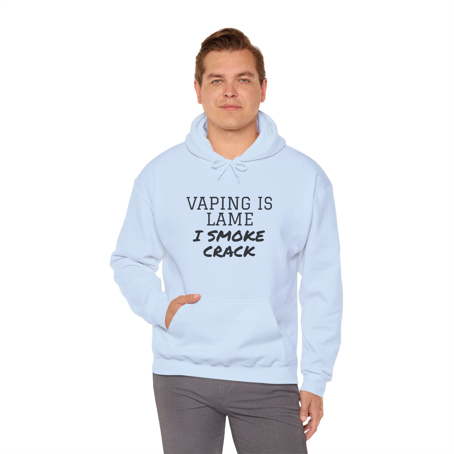 Vaping is Lame Hoodie - SatireMerch