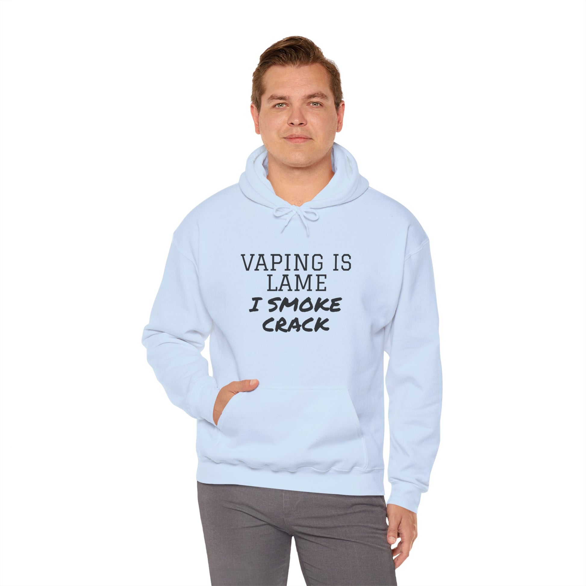 Vaping is Lame Hoodie - SatireMerch