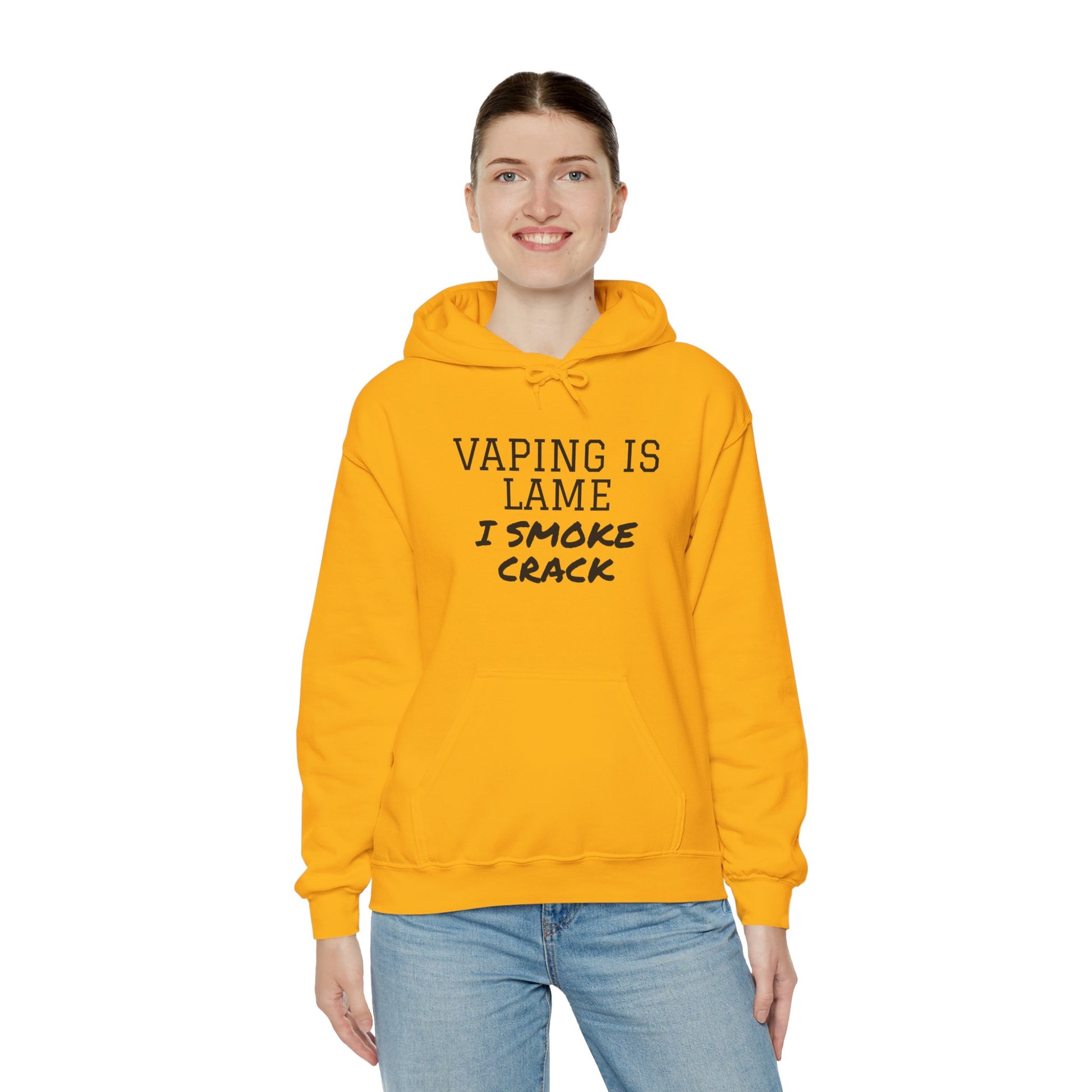 Vaping is Lame Hoodie - SatireMerch
