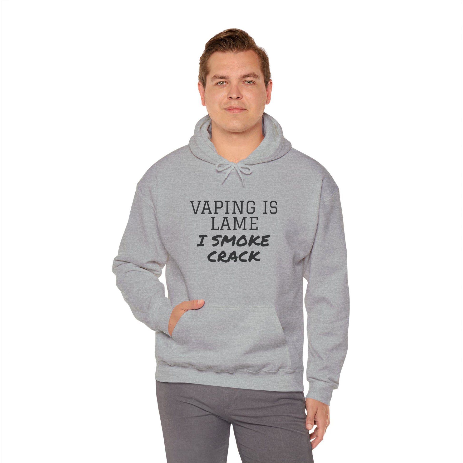 Vaping is Lame Hoodie - SatireMerch