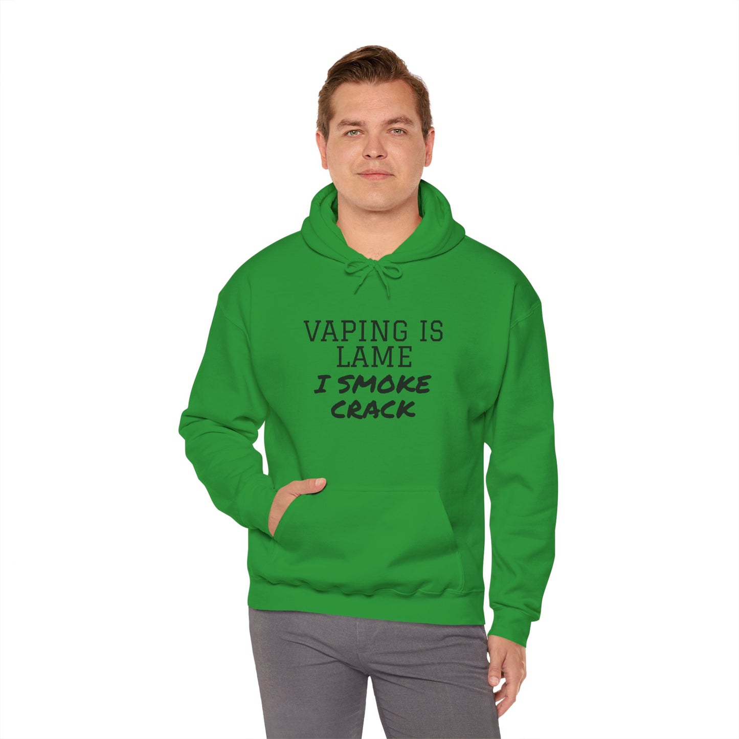 Vaping is Lame Hoodie - SatireMerch