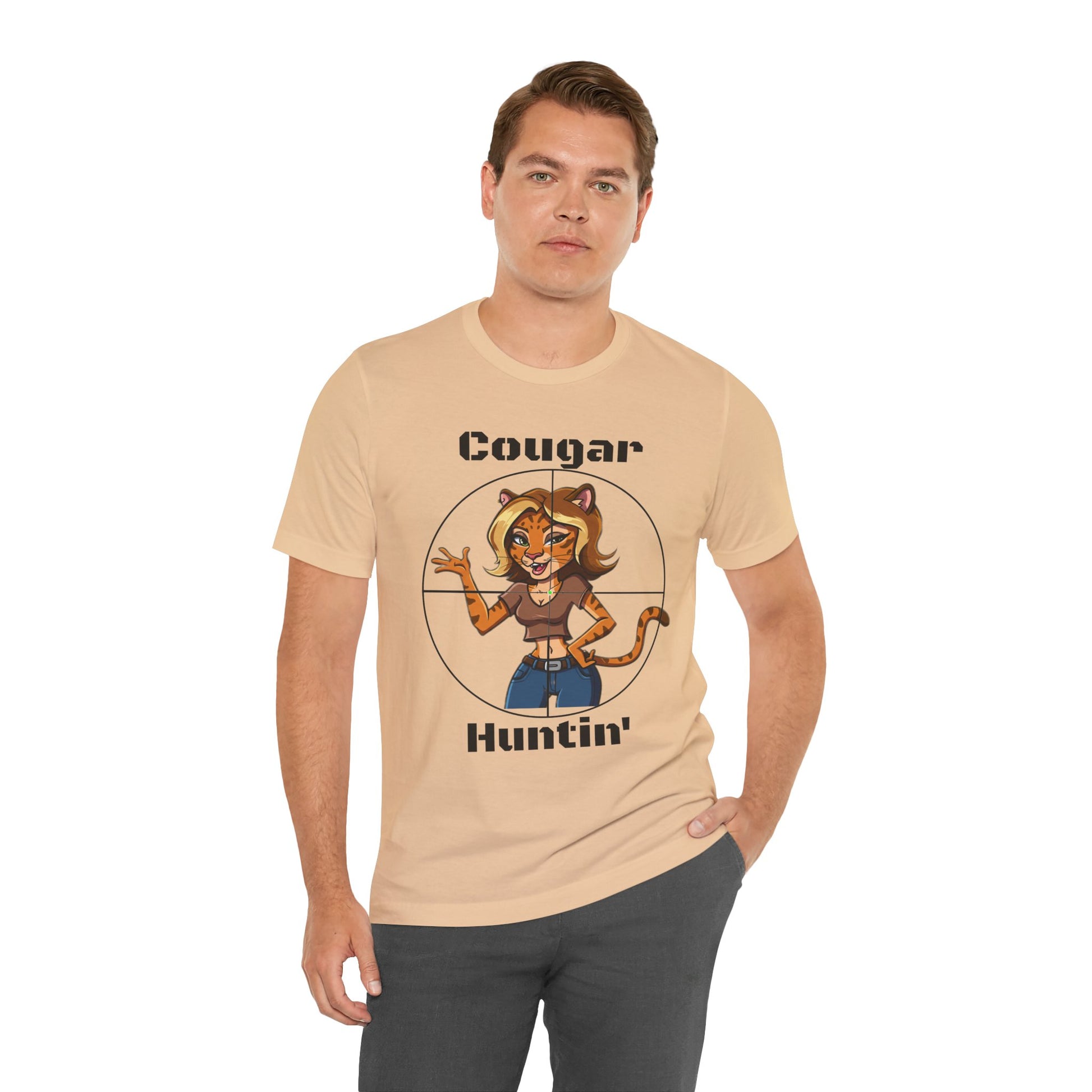 Cougar Hunting T-Shirt - SatireMerch