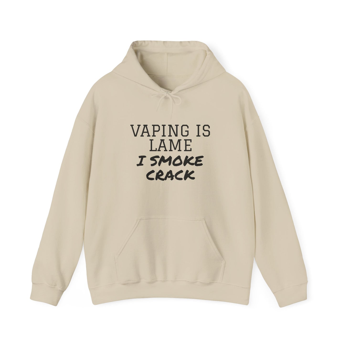 Vaping is Lame Hoodie - SatireMerch