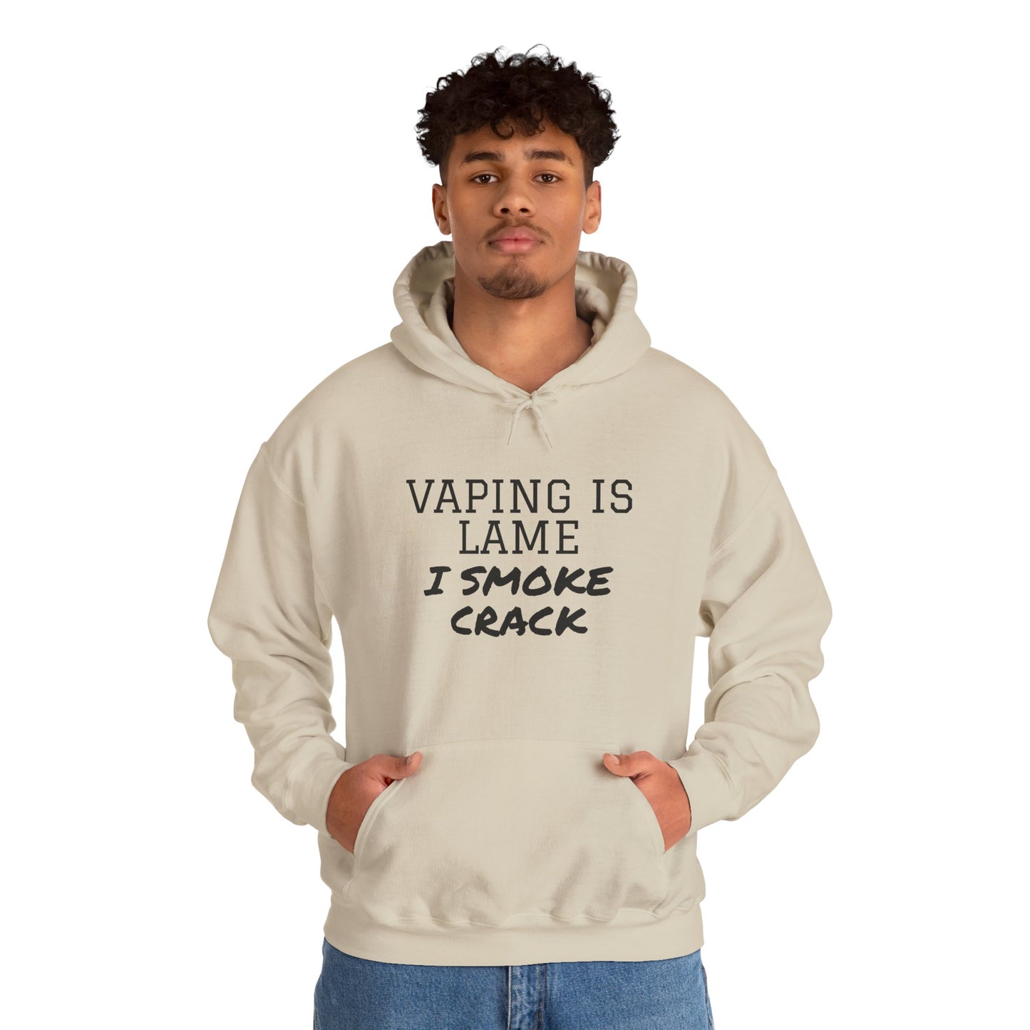 Vaping is Lame Hoodie - SatireMerch
