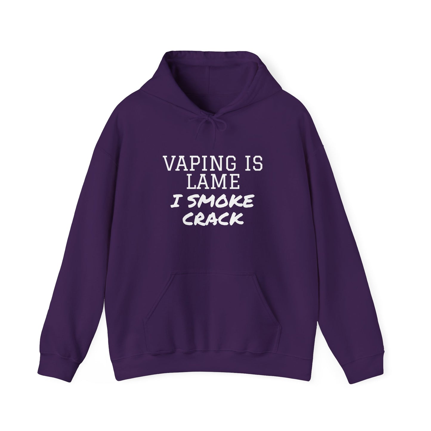 Vaping is Lame Hoodie - SatireMerch