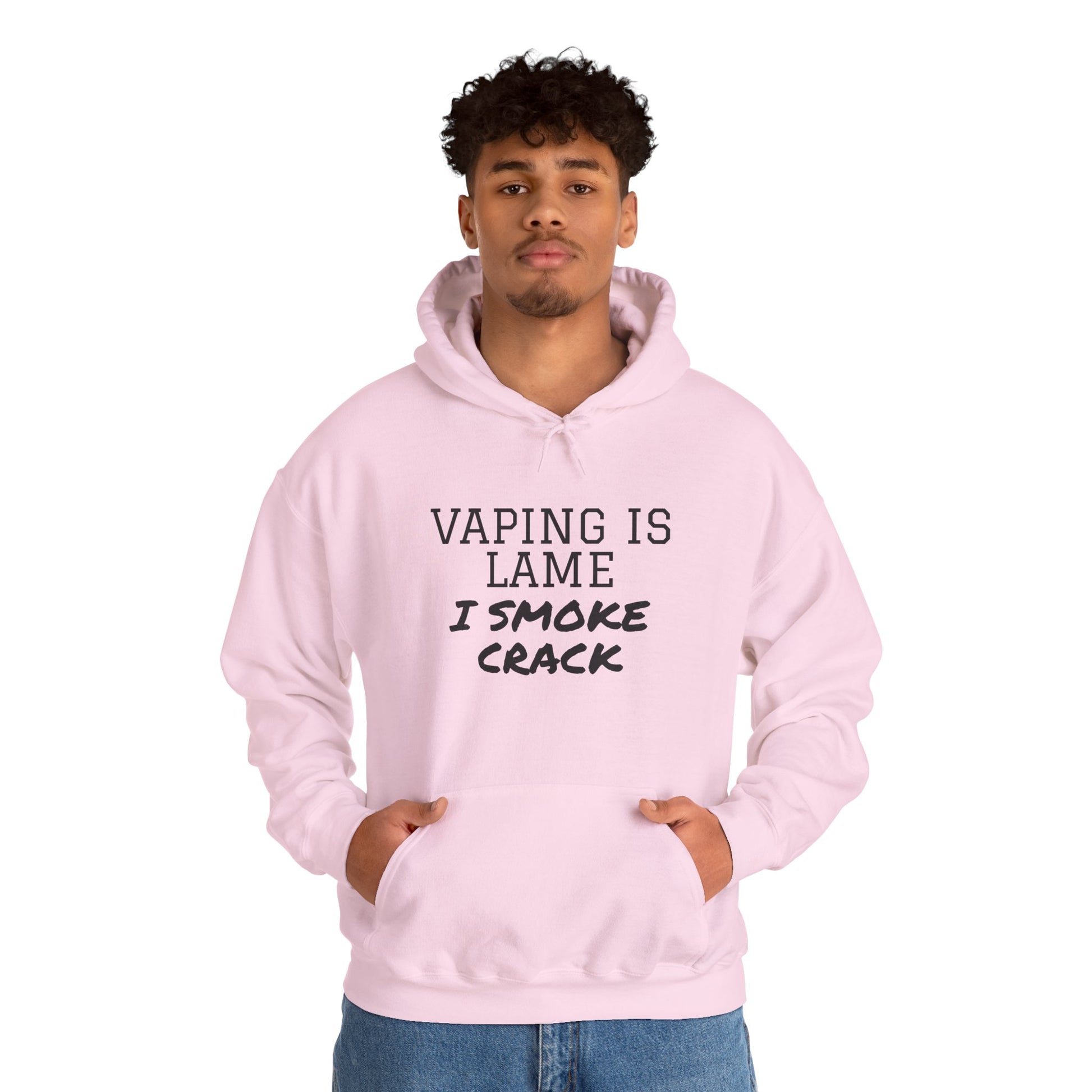 Vaping is Lame Hoodie - SatireMerch