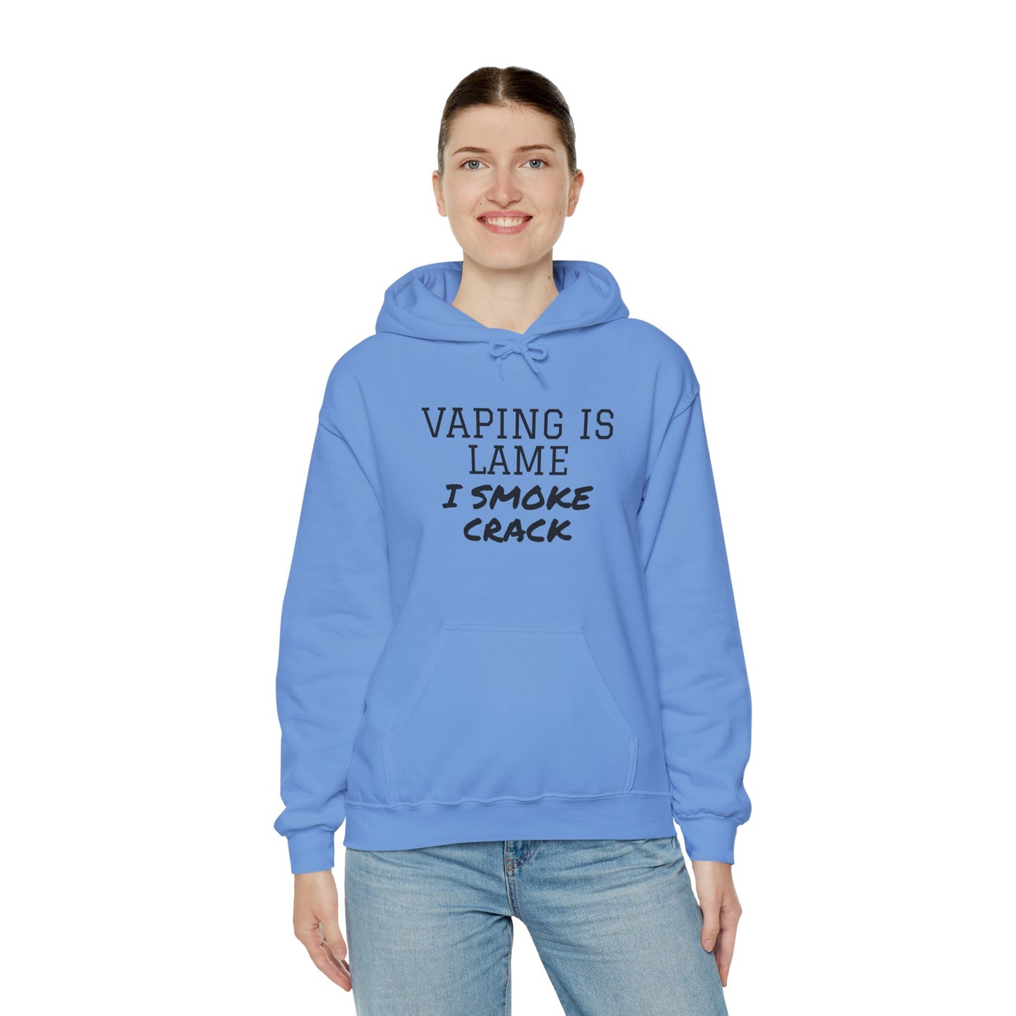 Vaping is Lame Hoodie - SatireMerch