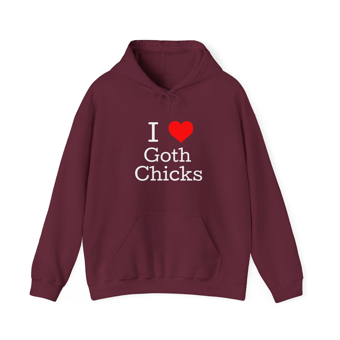 Goth Chick Hoodie - SatireMerch