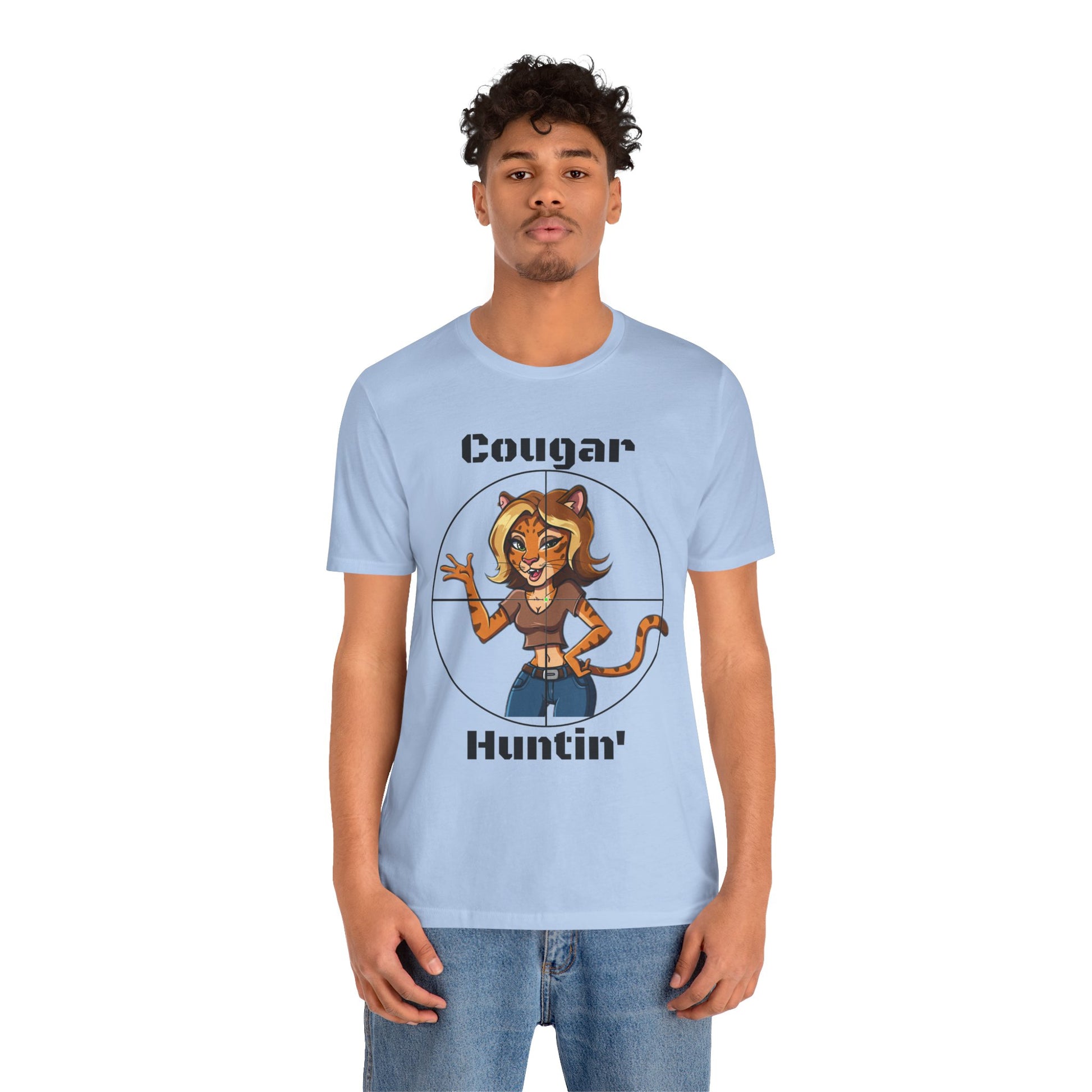 Cougar Hunting T-Shirt - SatireMerch