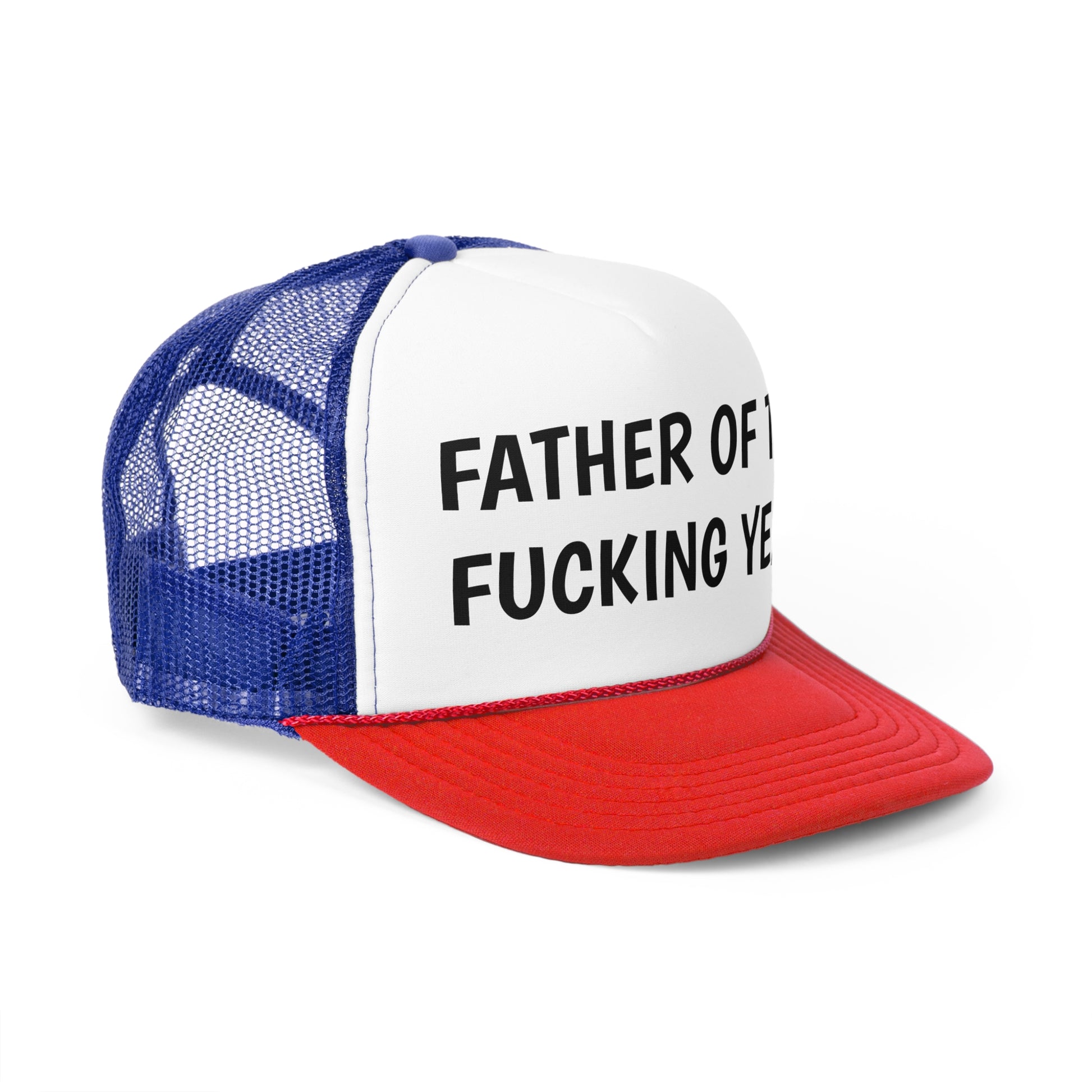 Father of the Year Trucker Cap - SatireMerch