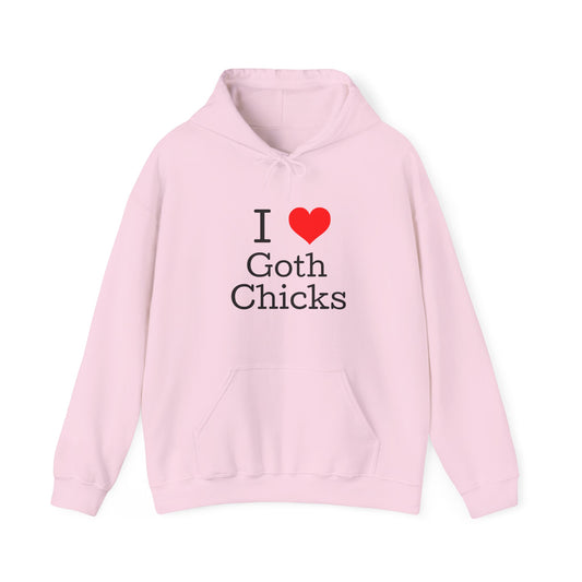 Goth Chick Hoodie - SatireMerch