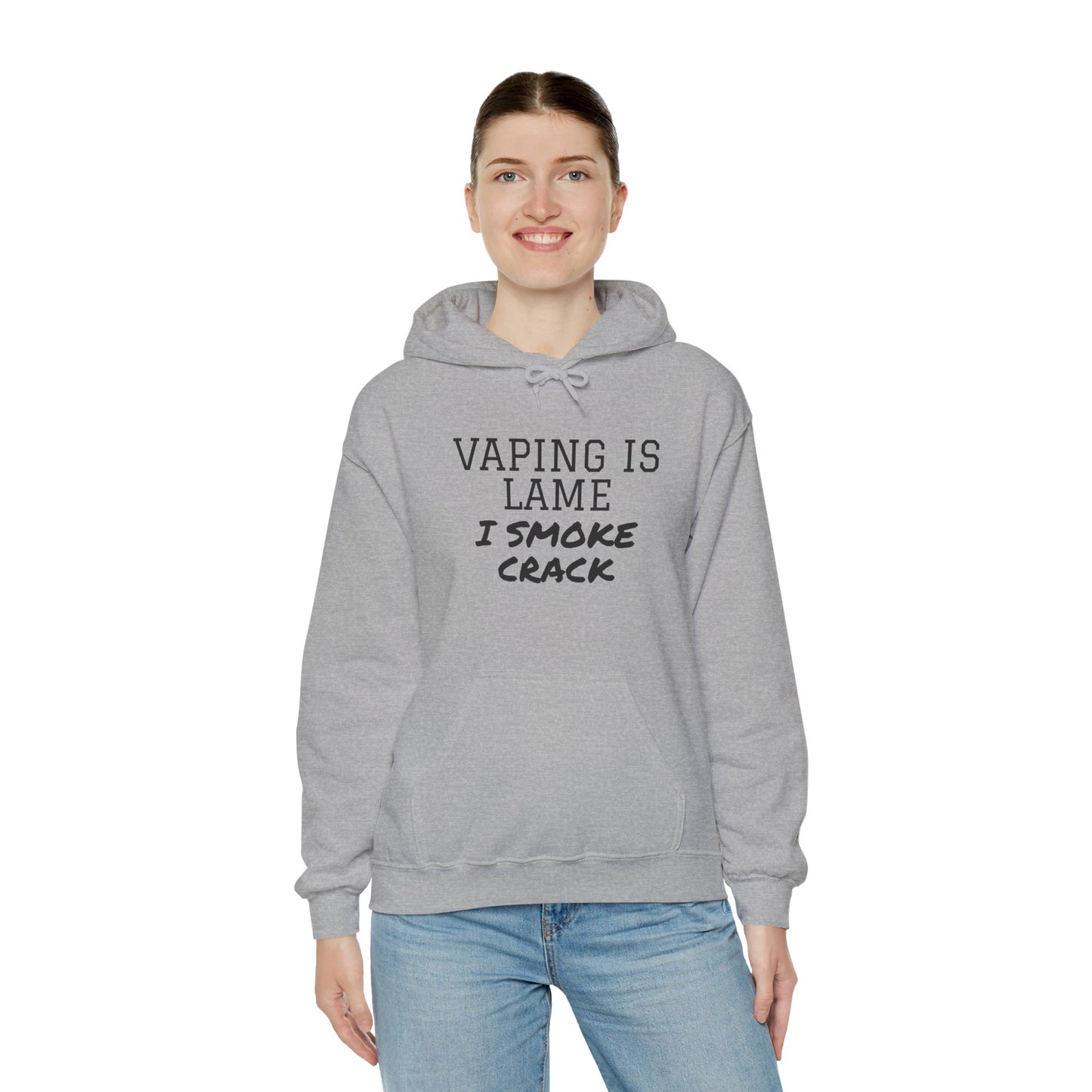 Vaping is Lame Hoodie - SatireMerch