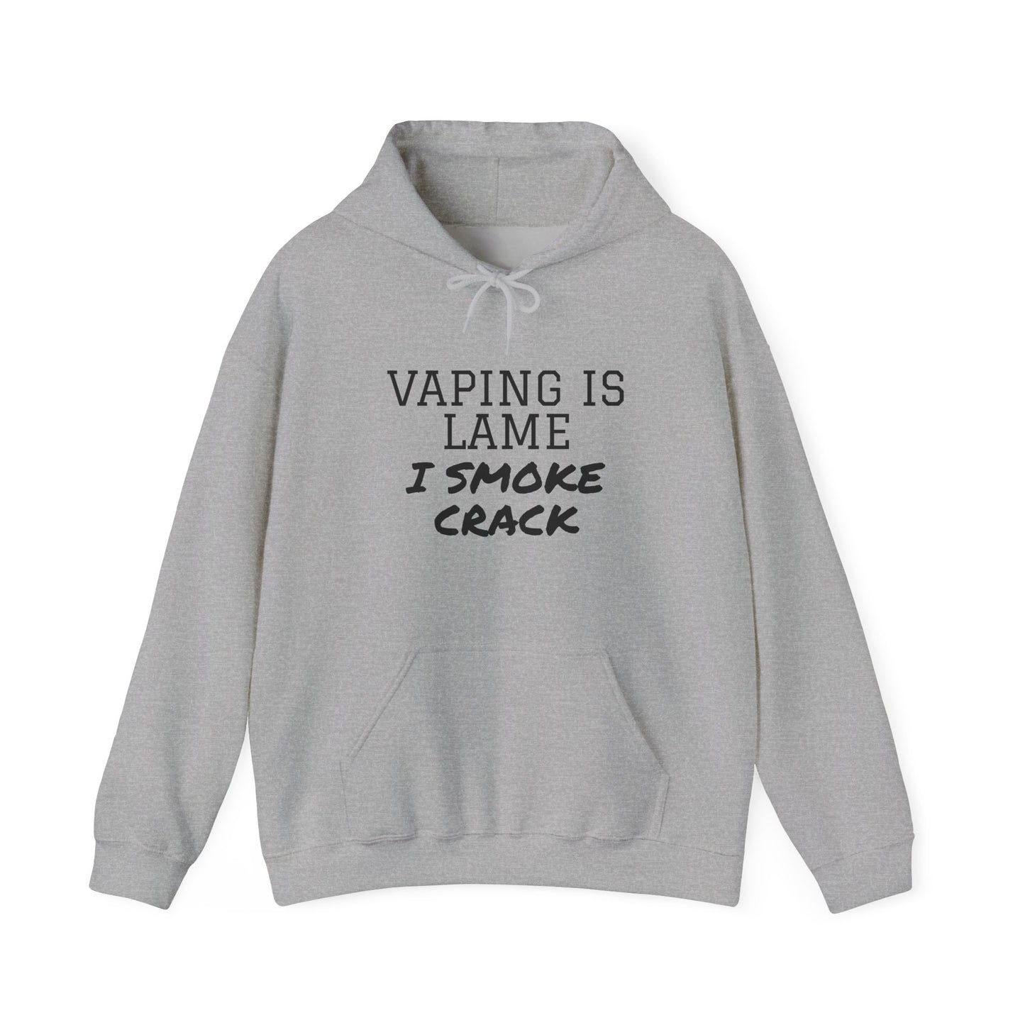 Vaping is Lame Hoodie - SatireMerch