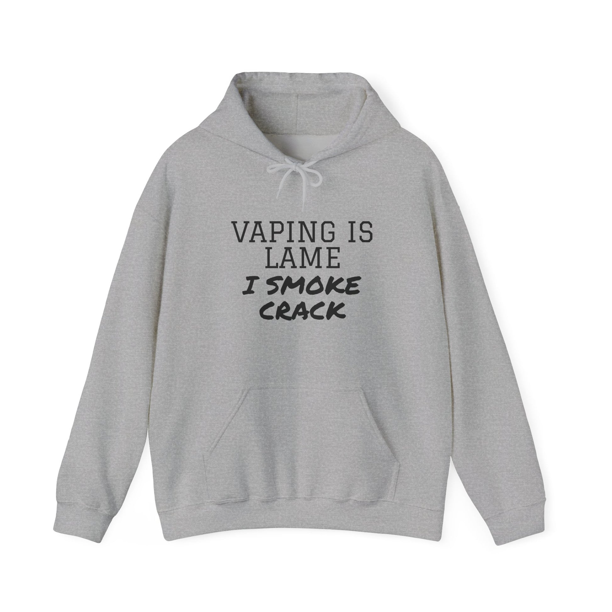 Vaping is Lame Hoodie - SatireMerch