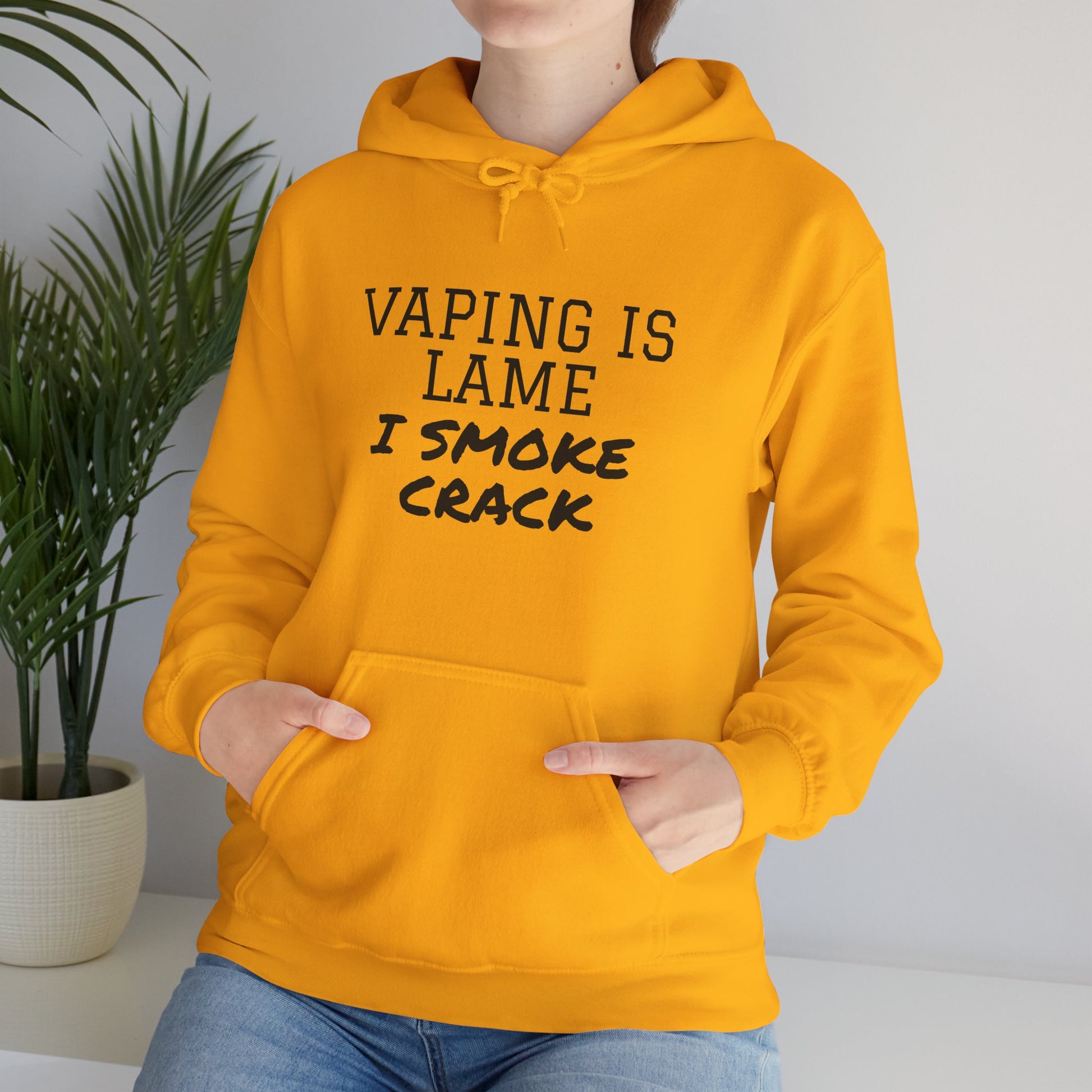 Vaping is Lame Hoodie - SatireMerch