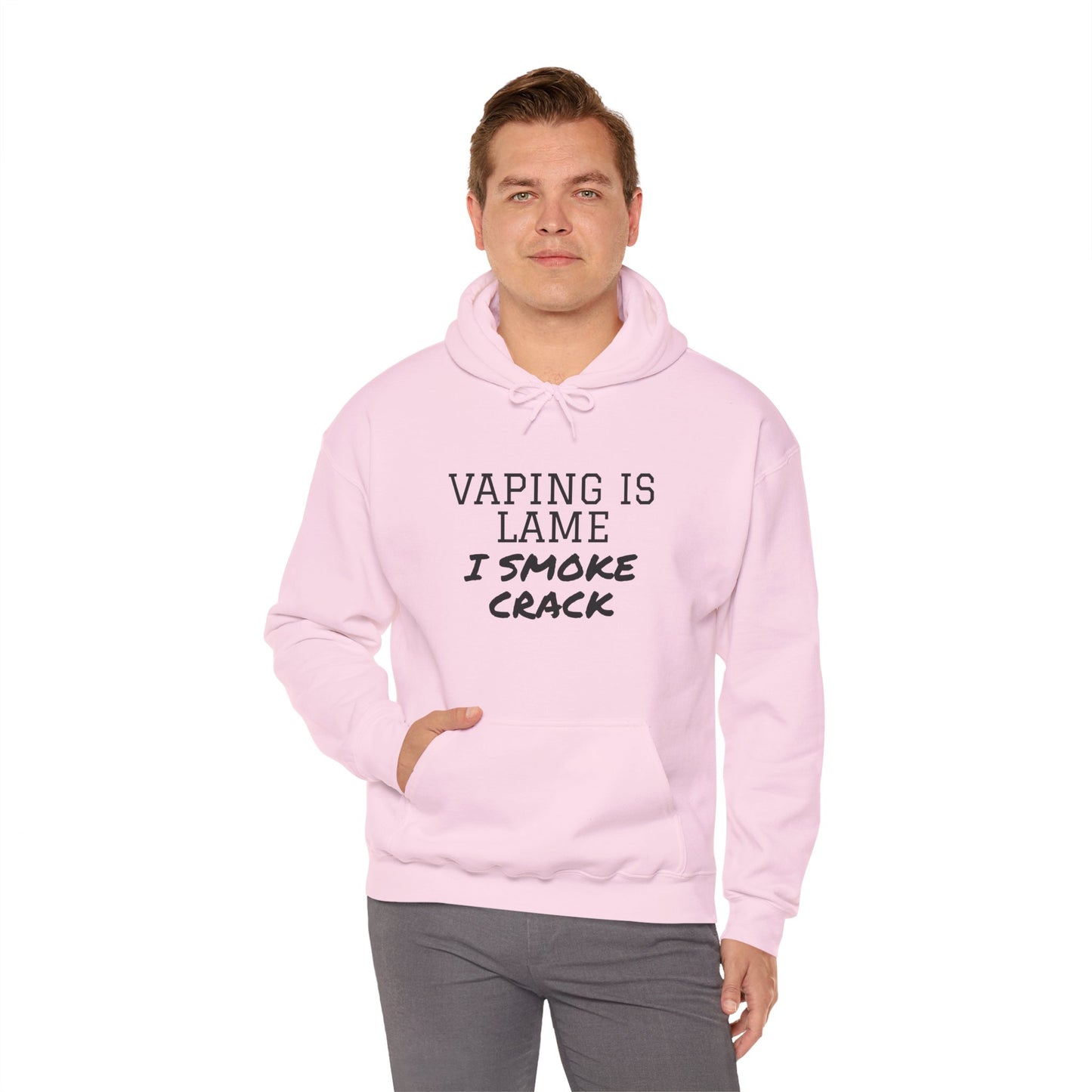 Vaping is Lame Hoodie - SatireMerch