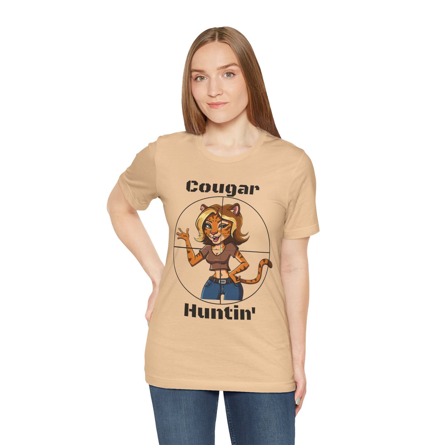 Cougar Hunting T-Shirt - SatireMerch