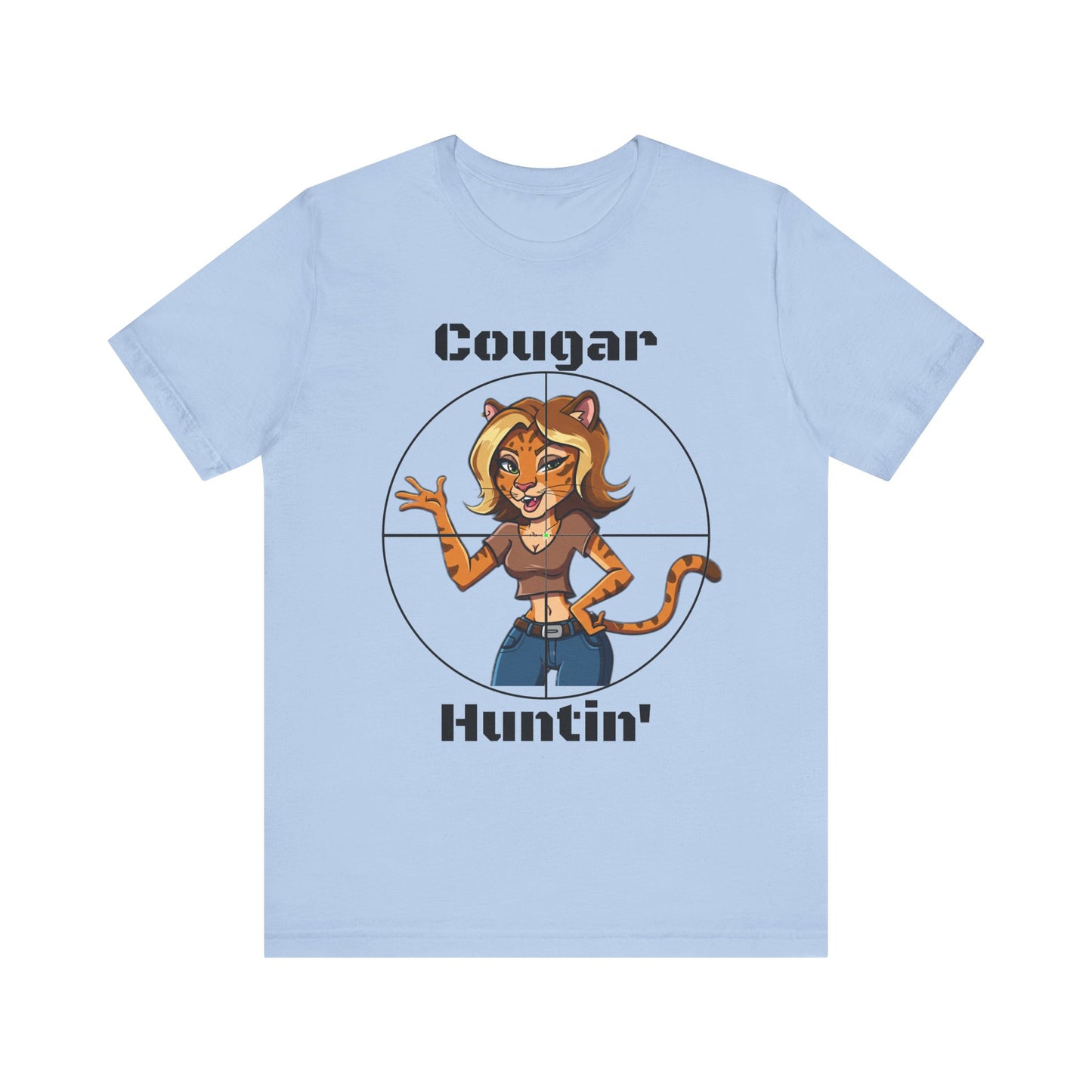 Cougar Hunting T-Shirt - SatireMerch