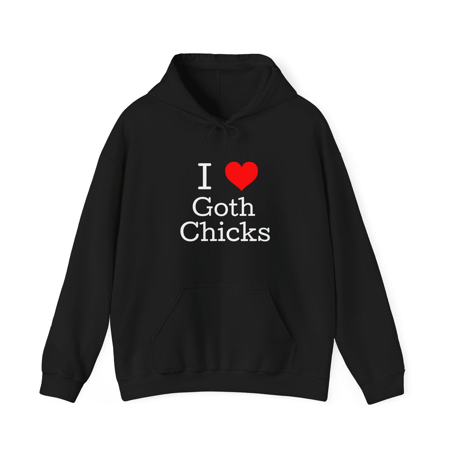 Goth Chick Hoodie - SatireMerch