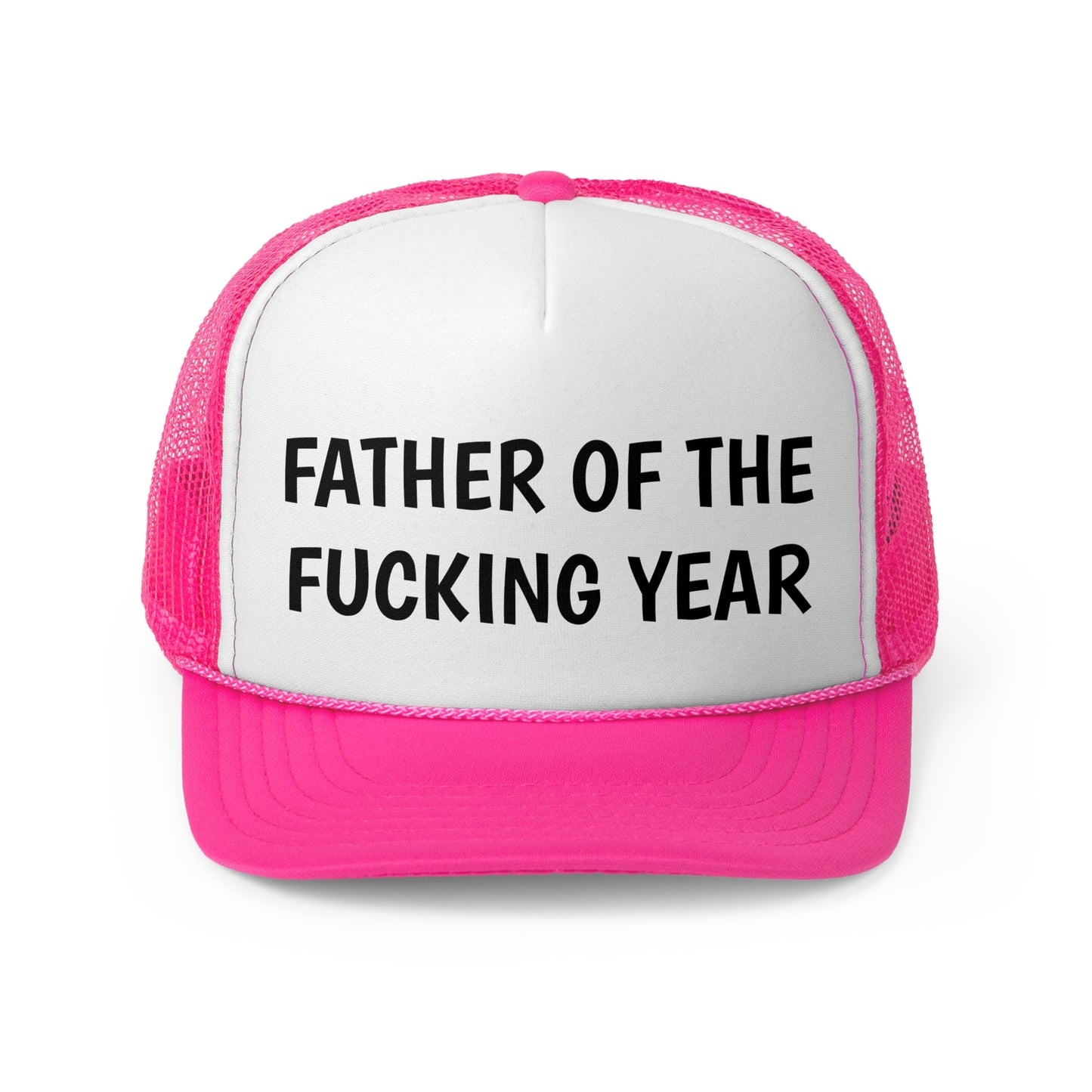 Father of the Year Trucker Cap - SatireMerch