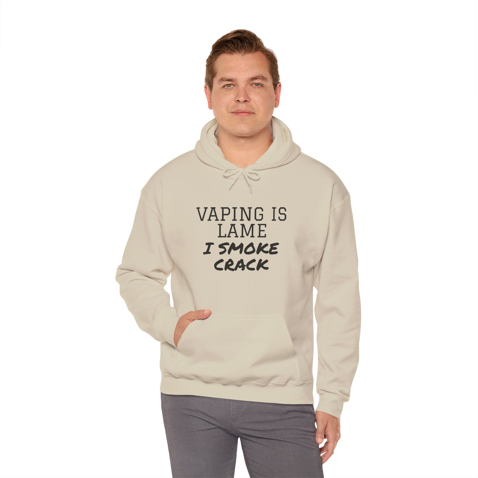 Vaping is Lame Hoodie - SatireMerch