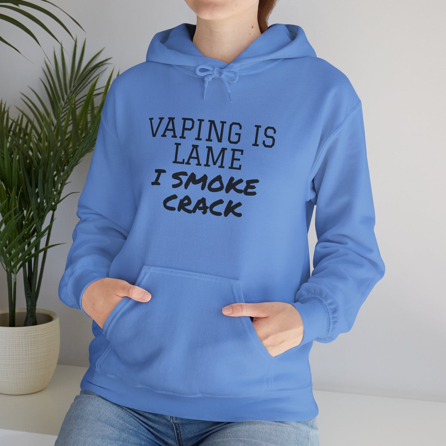 Vaping is Lame Hoodie - SatireMerch