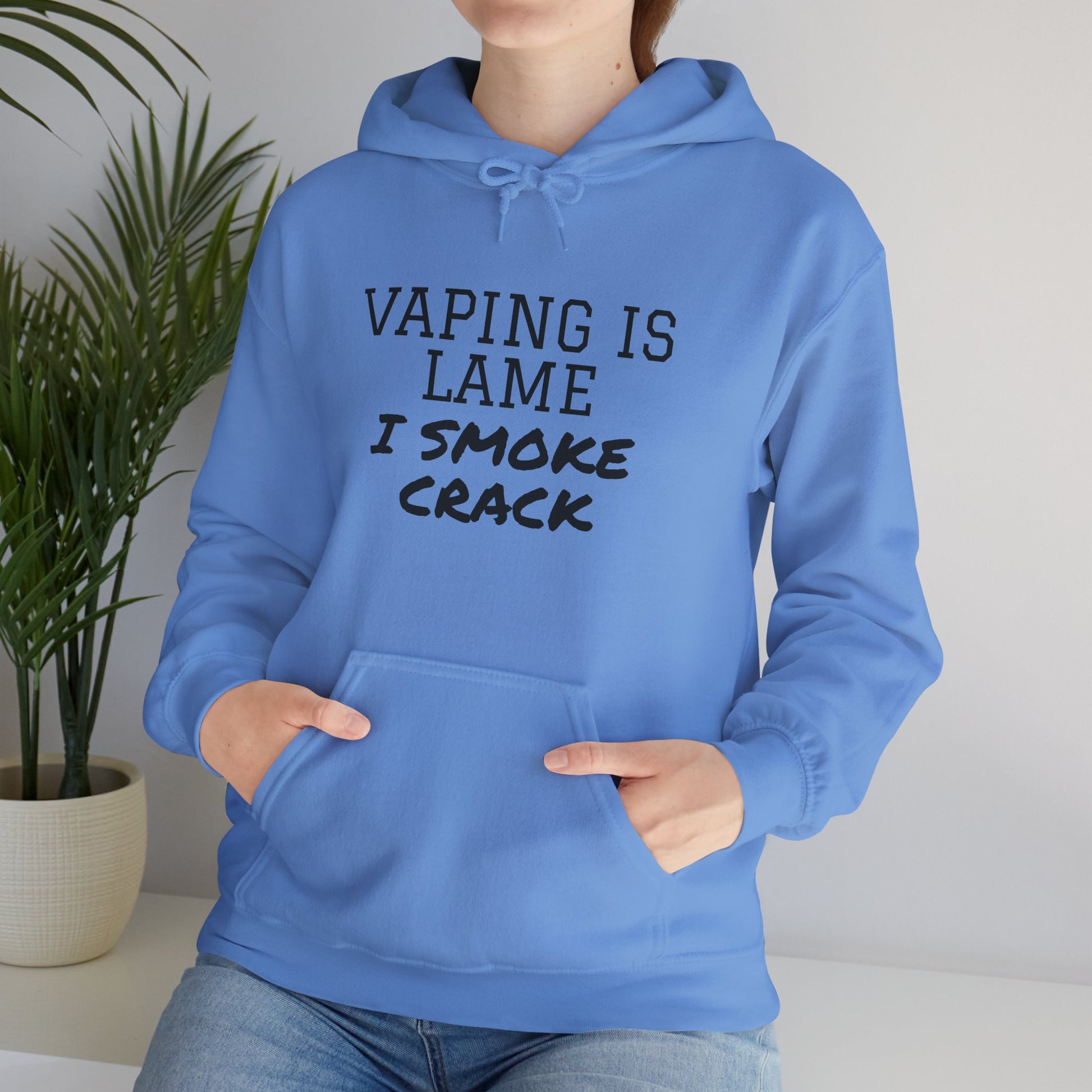 Vaping is Lame Hoodie - SatireMerch