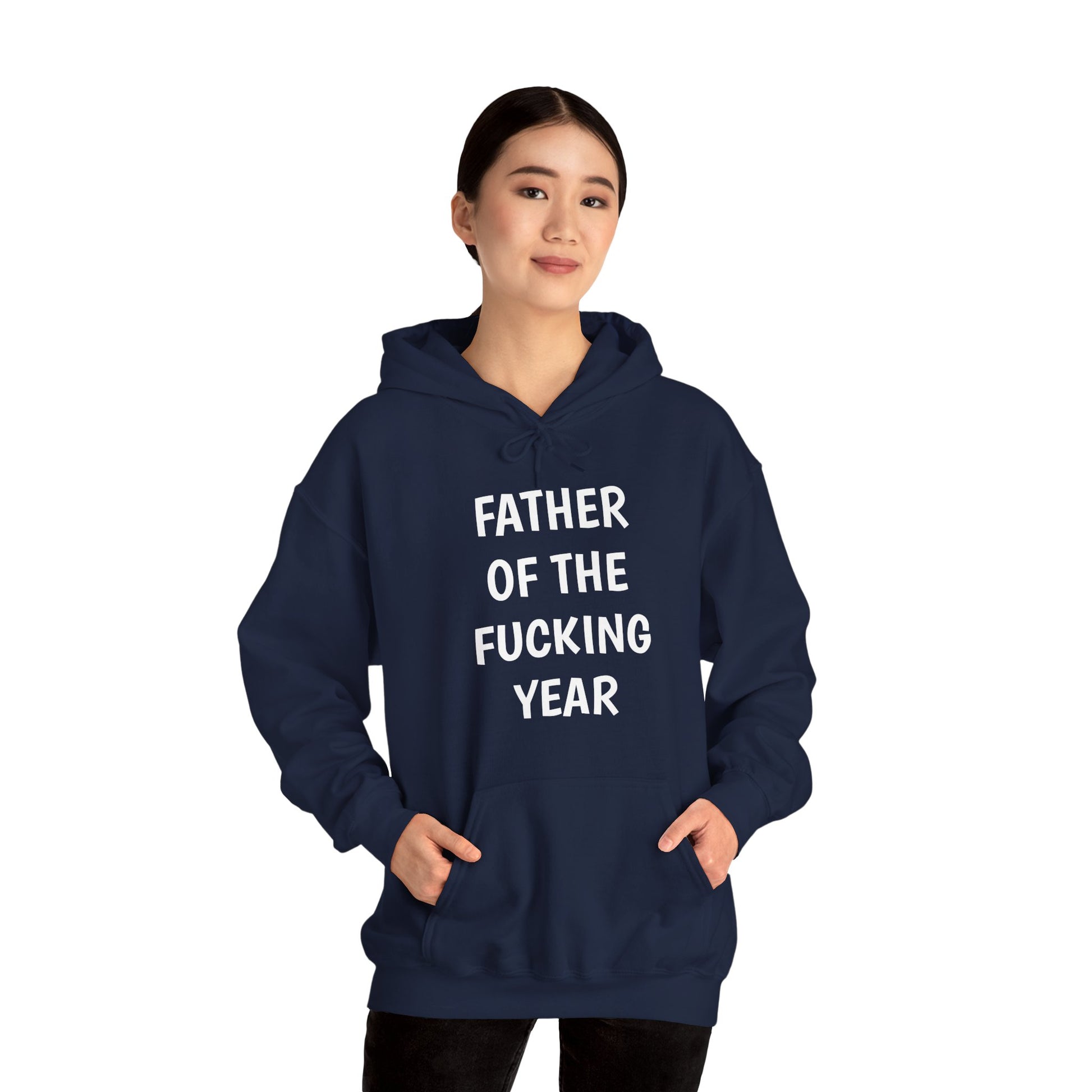 Father of the Year Hoodie - SatireMerch
