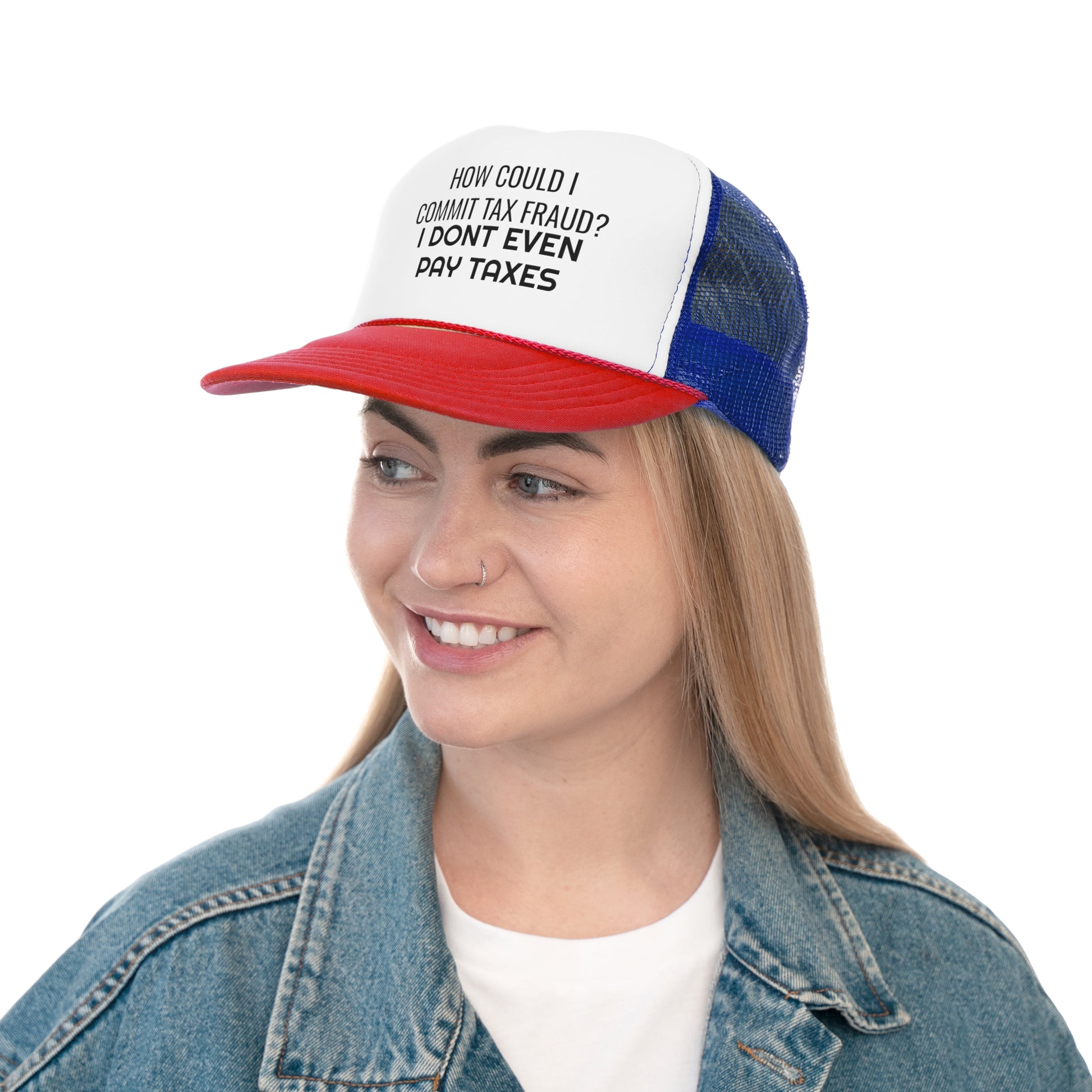 Tax Fraud Trucker Cap - SatireMerch