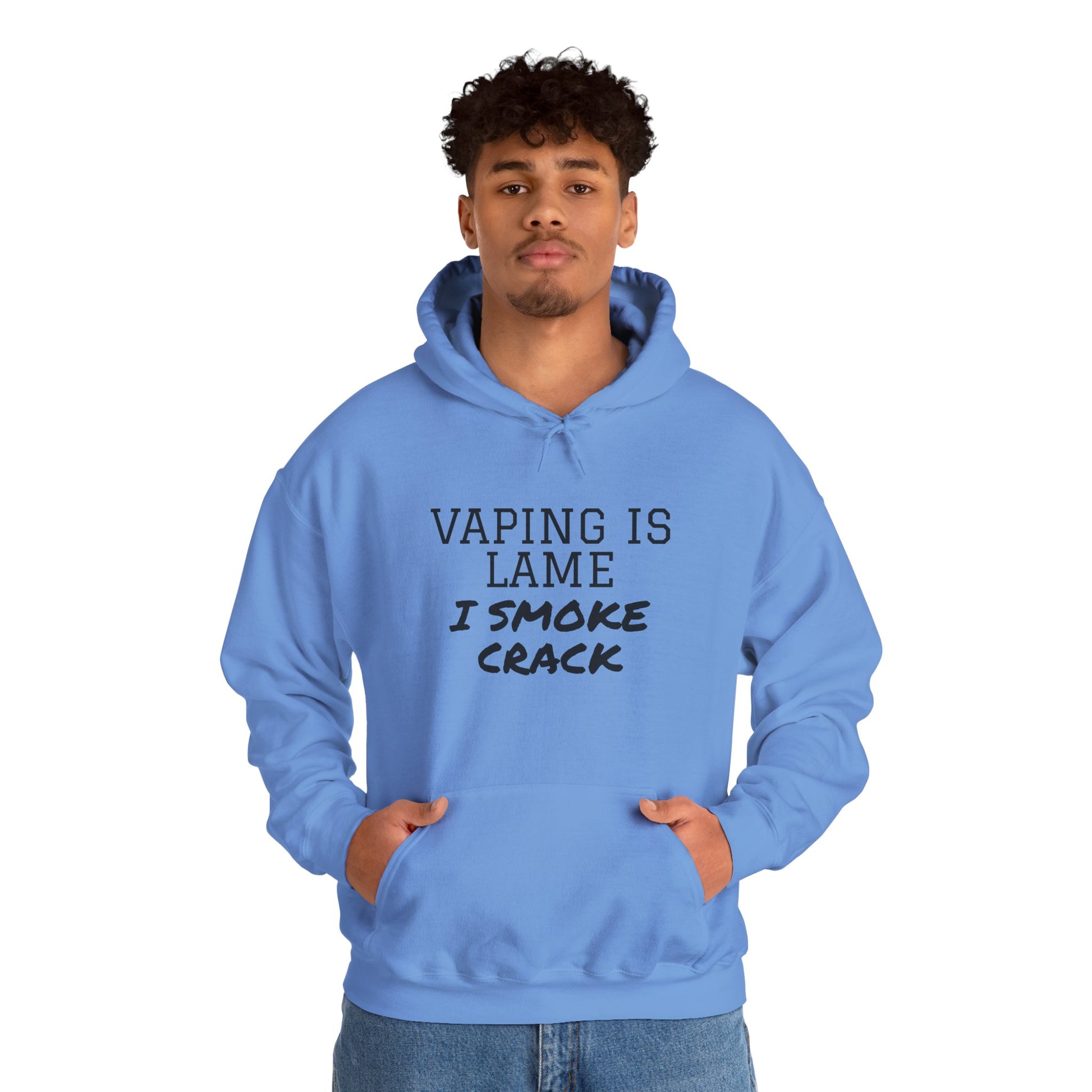 Vaping is Lame Hoodie - SatireMerch