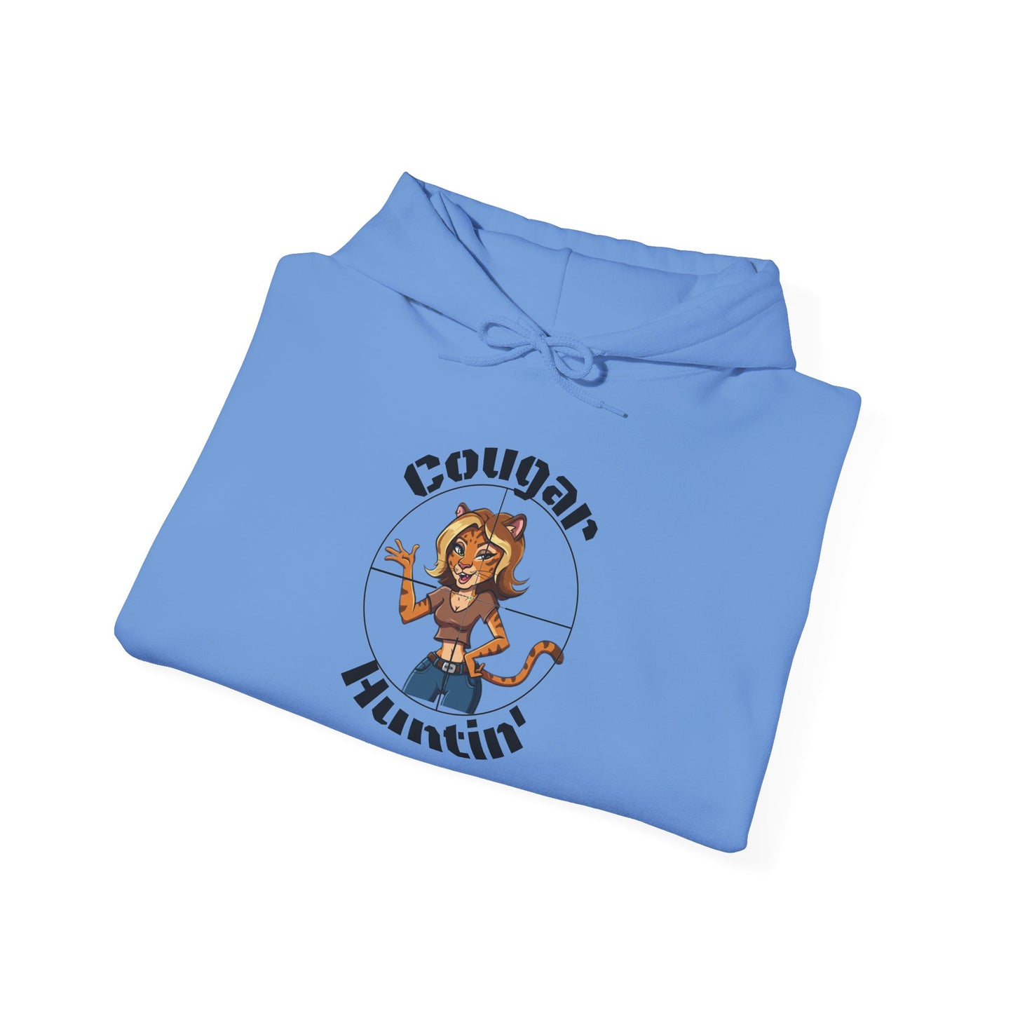 Cougar Huntin' Hoodie - SatireMerch