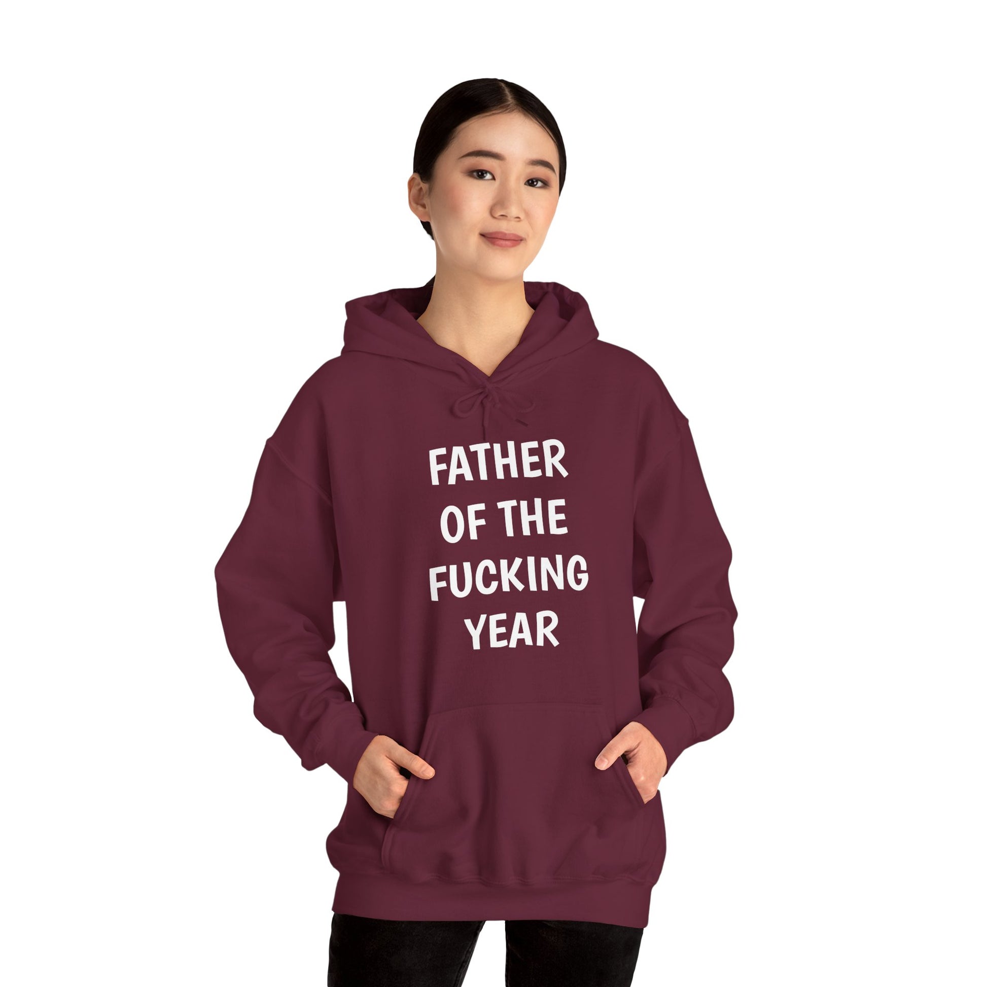 Father of the Year Hoodie - SatireMerch