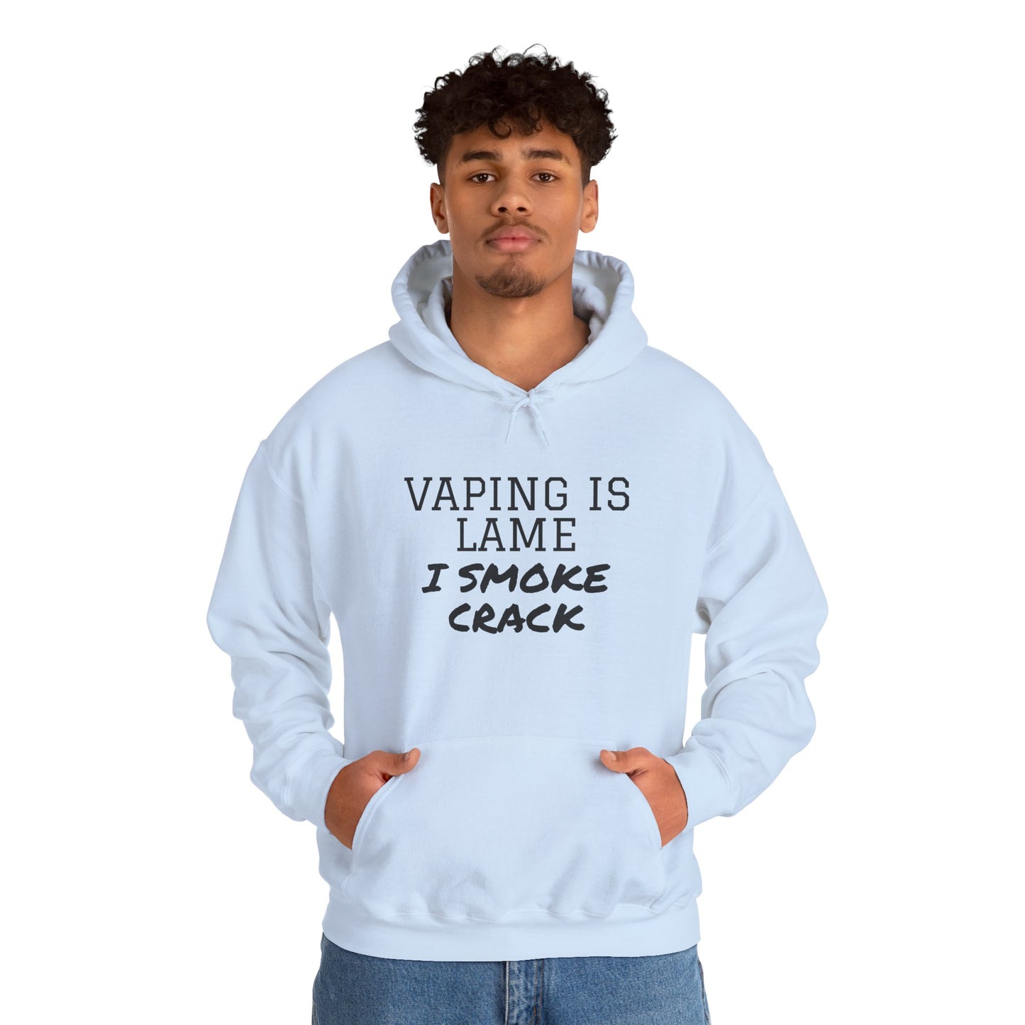 Vaping is Lame Hoodie - SatireMerch